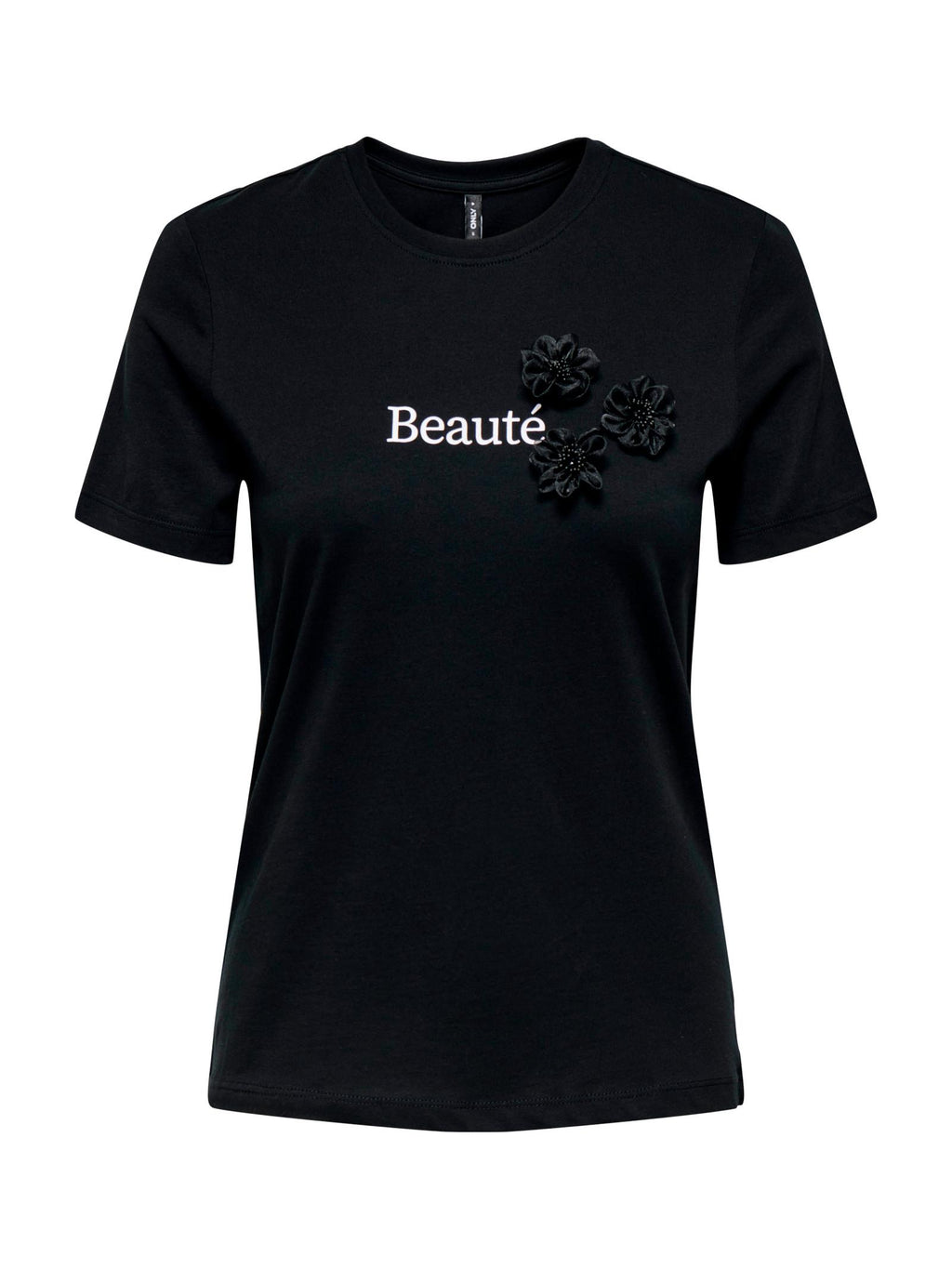 T-shirt Only Blossom Nero mini stampa 15356208 /Black ONLY 