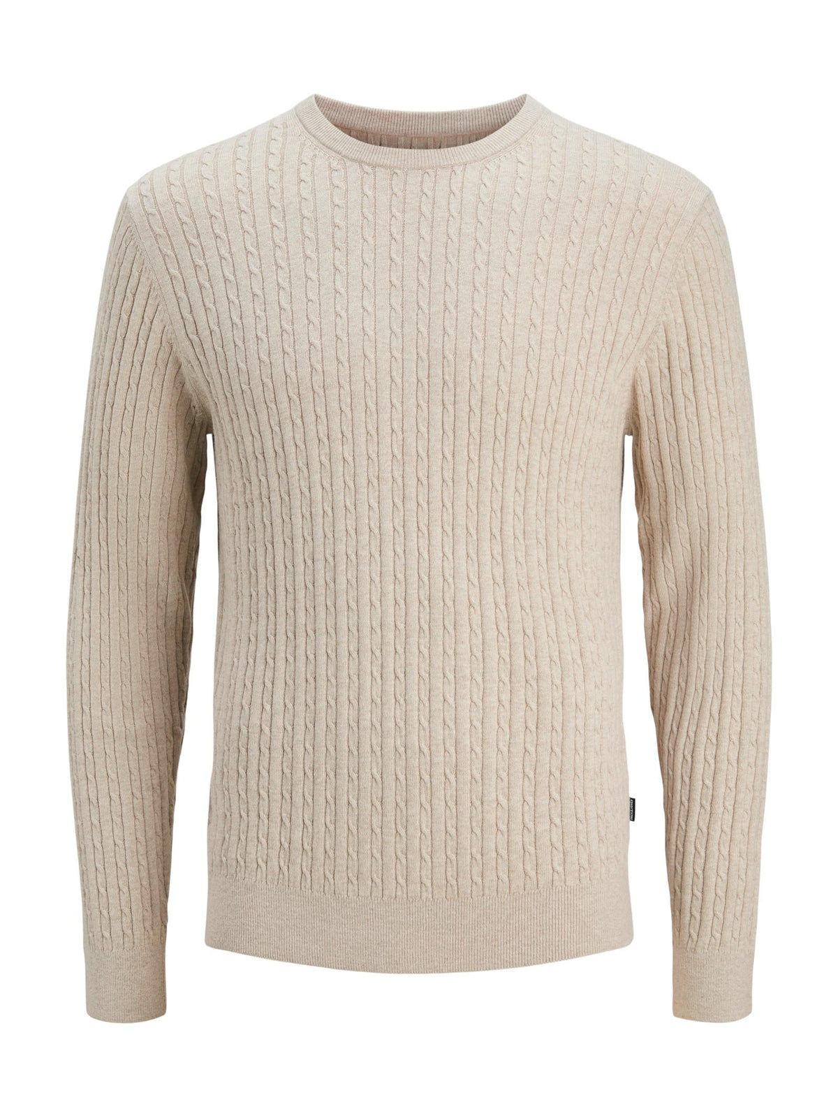 Maglia Jack & Jones Emil Beige trecce 12278785 /Oatmeal JACK & JONES 