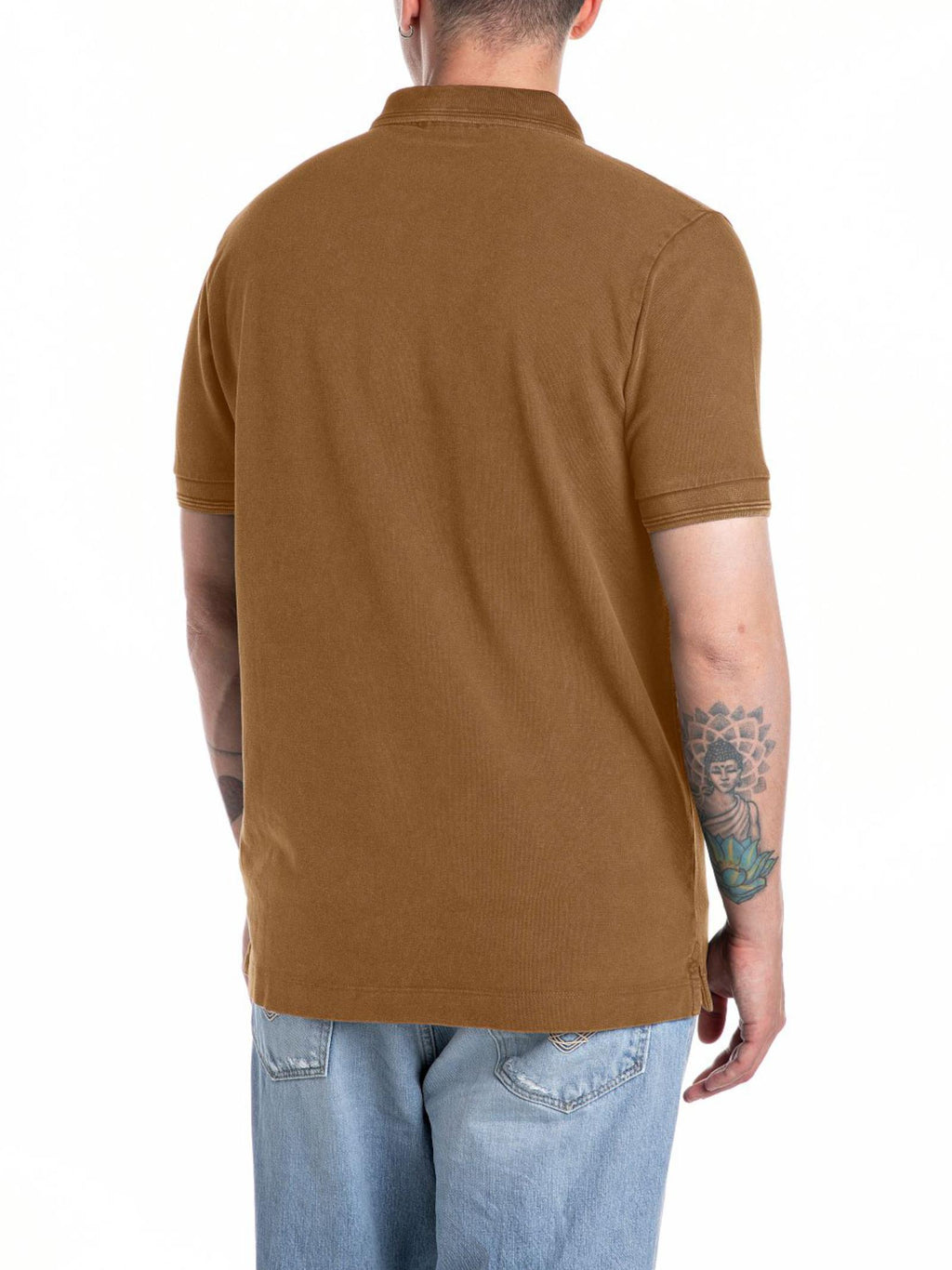 Polo Replay Senape Logo manica corta M3011 249 REPLAY 