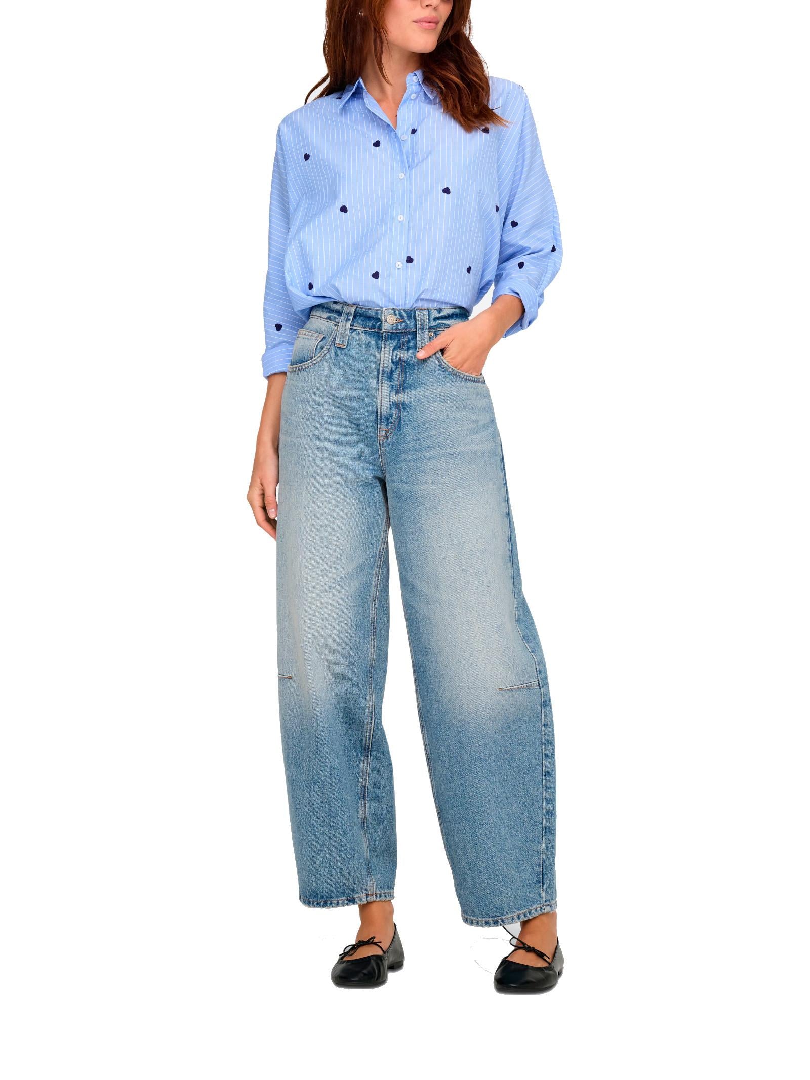 Jeans Only Frankie Medium Blue Barrel fit 15364525 /Medium Blue Denim ONLY 