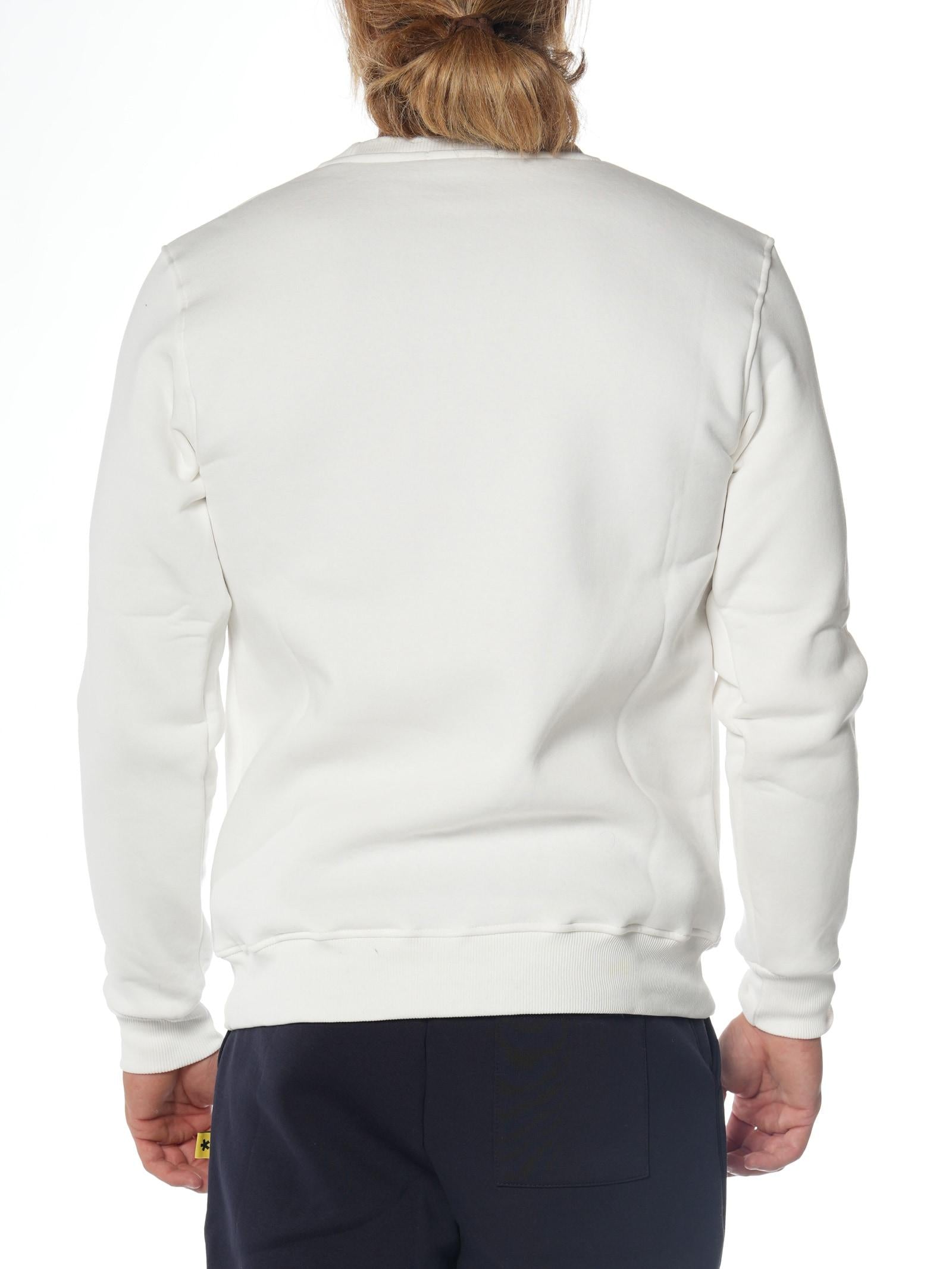 Felpa Superculture Bianco Cortina girocollo A1321 BIANCO SUPERCULTURE 