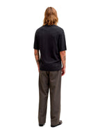 Polo Jack & Jones William Nero in maglia 12291042 /Black JACK & JONES 