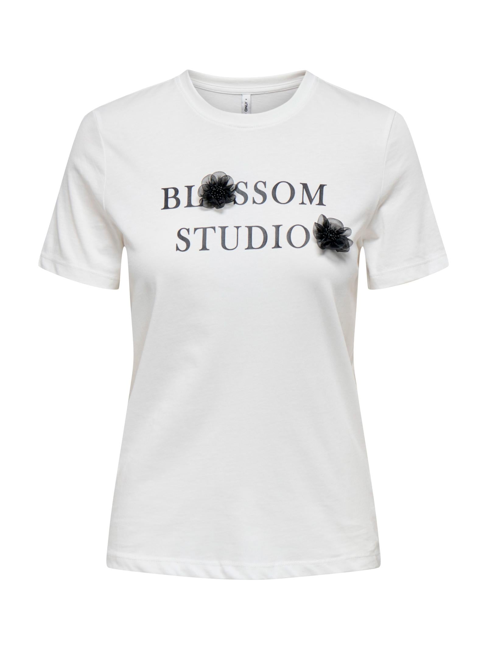 T-shirt Only Blossom Biancoi stampa 15356208 /Cloud Dancer ONLY 