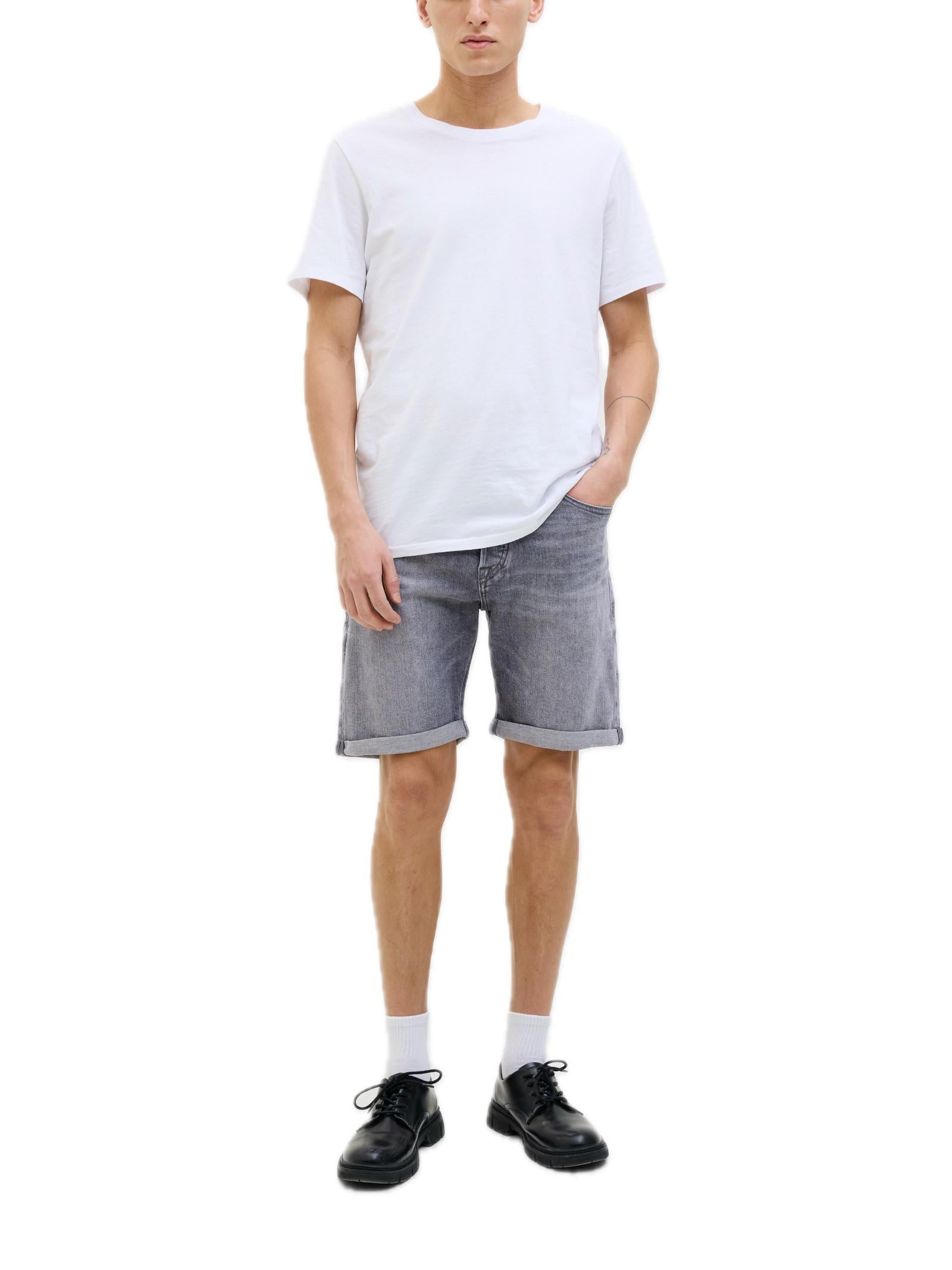 Bermuda Jack & Jones Grigio Rick 12269612 /Grey Denim JACK & JONES 