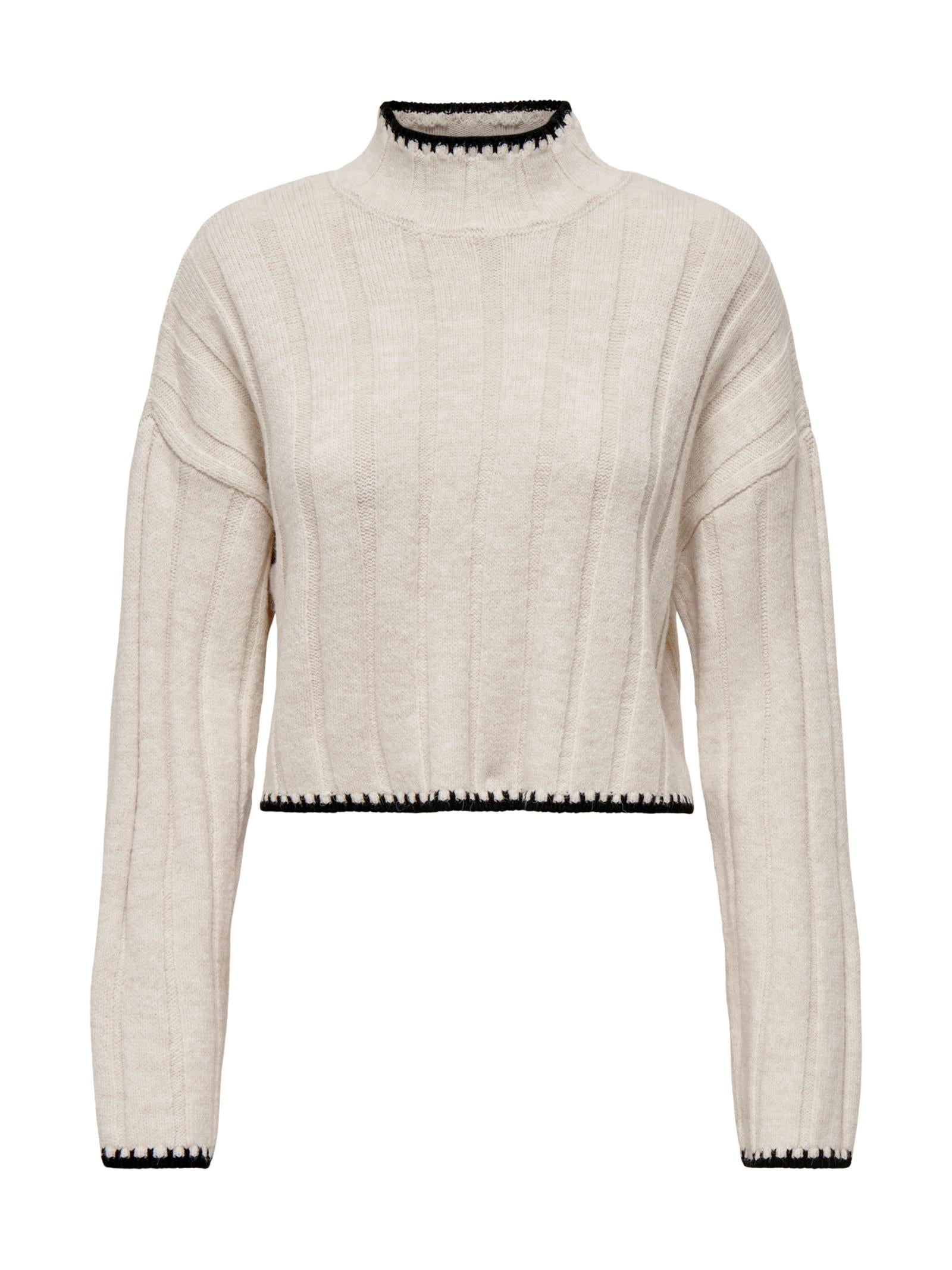 Maglia Only Chick Panna collo alto 15329963 /Pumice Stone ONLY 
