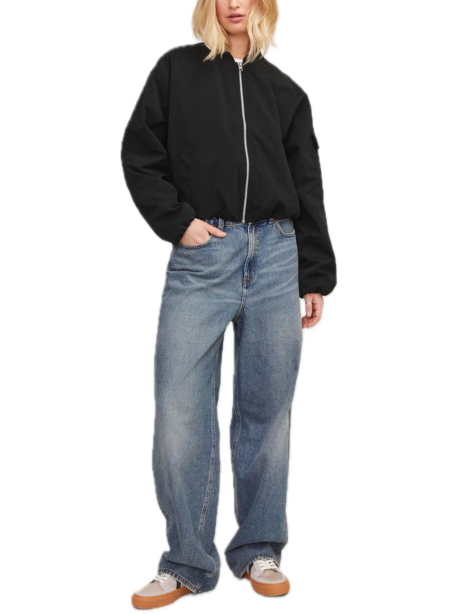 Bomber JJXX Nero Eila con colletto 12253330 /Black JJXX 