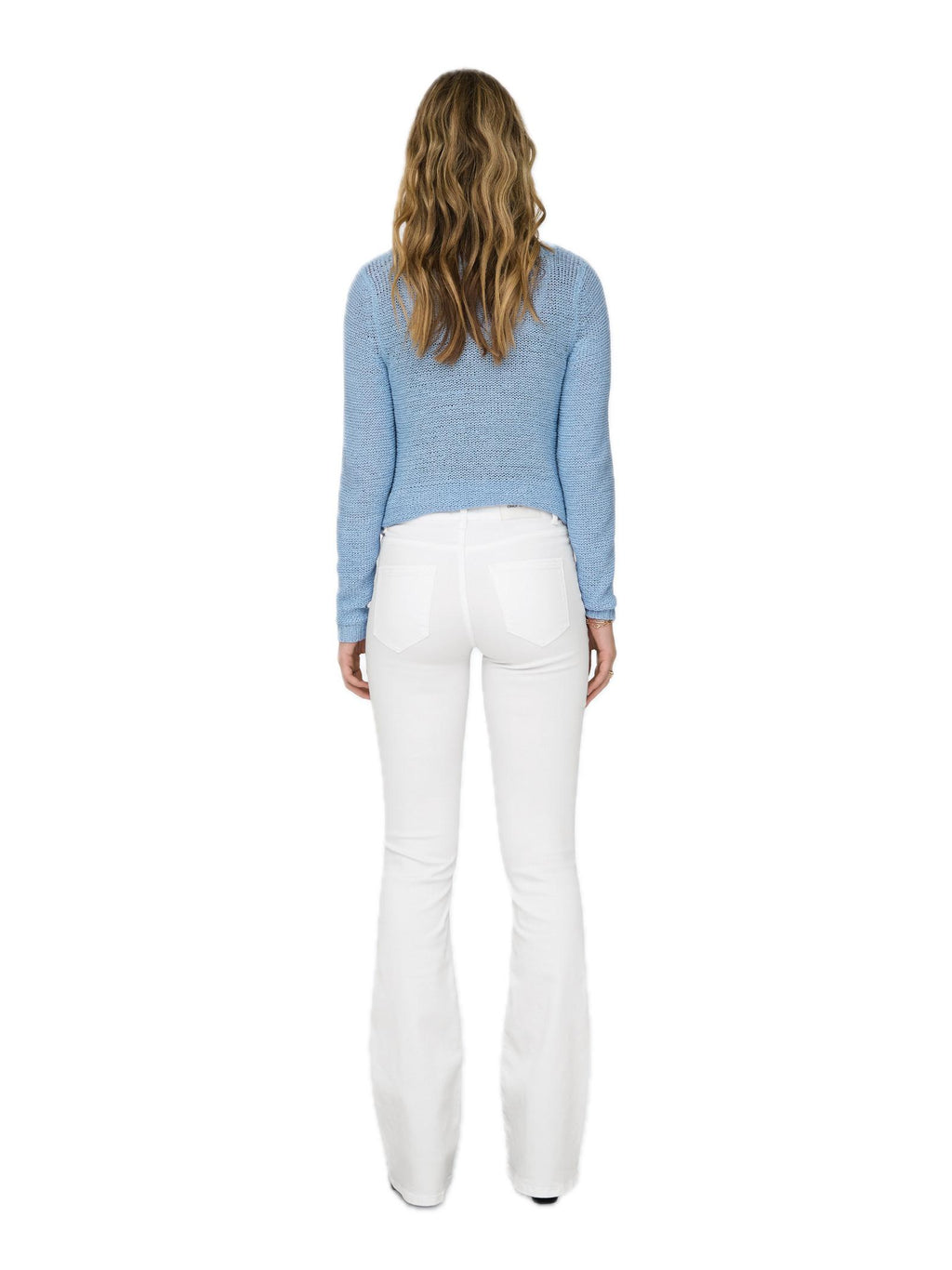 Jeans Only Blush Bianco a zampa 15313015 /White ONLY 
