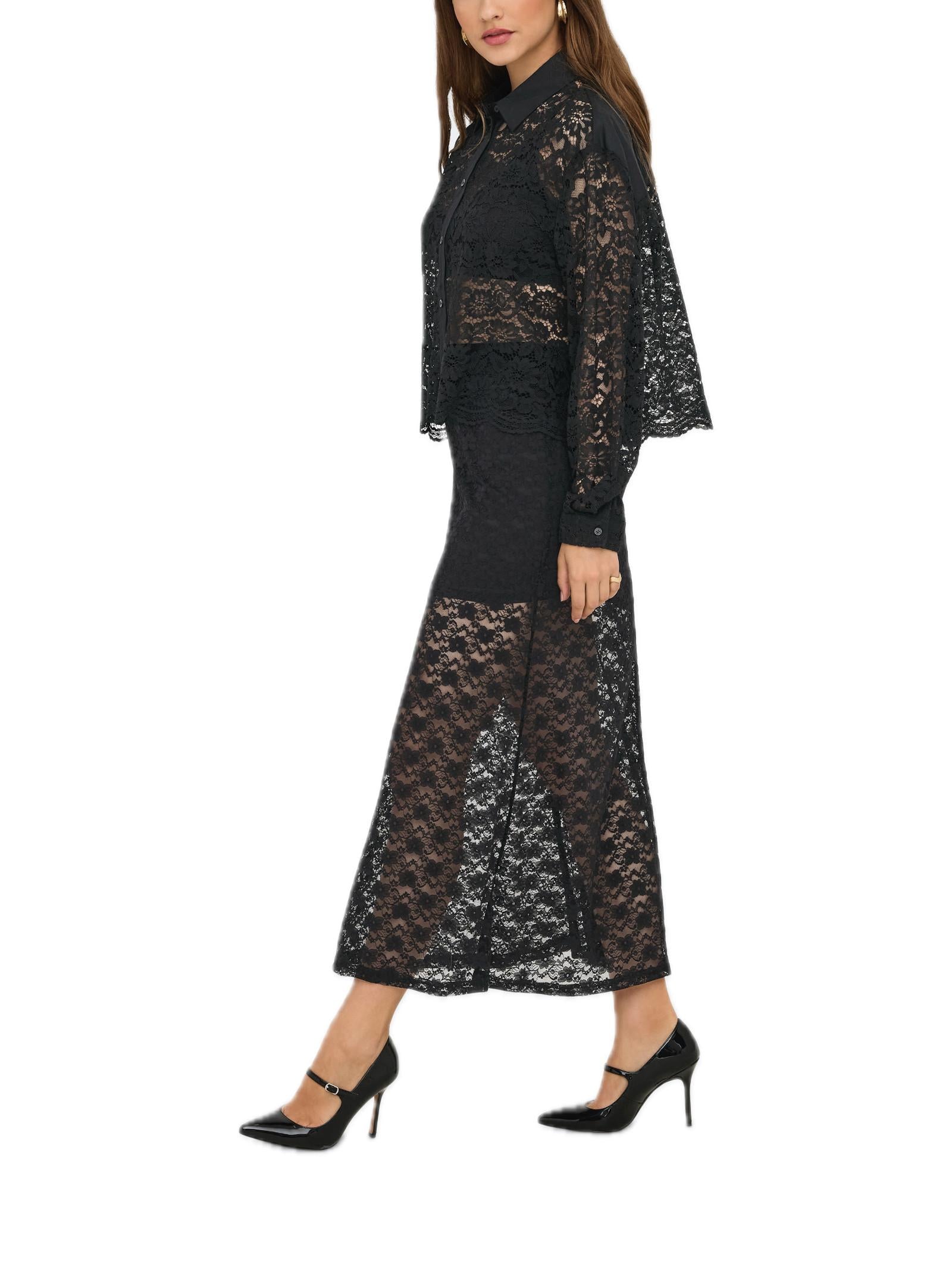 Camicia Only Lilli Nero trasparente 15356977 /Black ONLY 