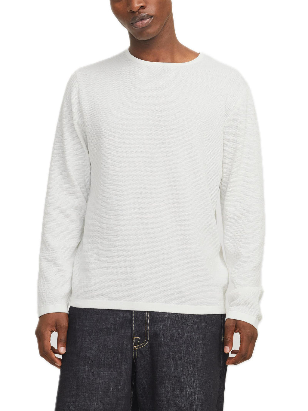Maglia  Jack & Jones Giorgio Bianco 12268279 /Cloud Dancer JACK & JONES 