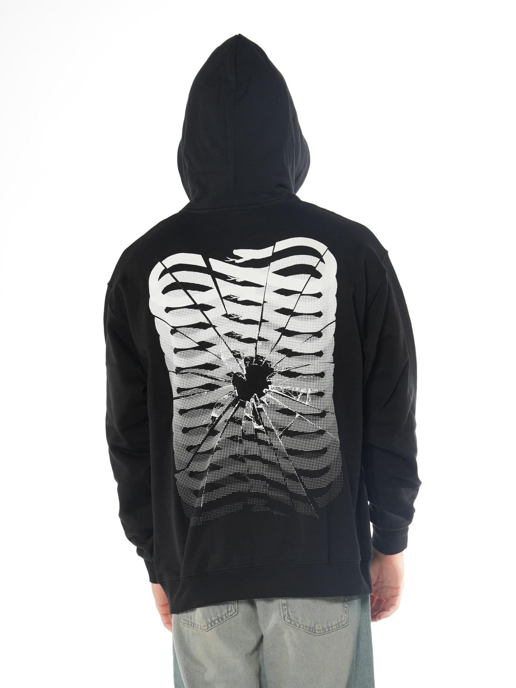 Felpa Propaganda Nero Ribs Glass FE467 NERO PROPAGANDA 