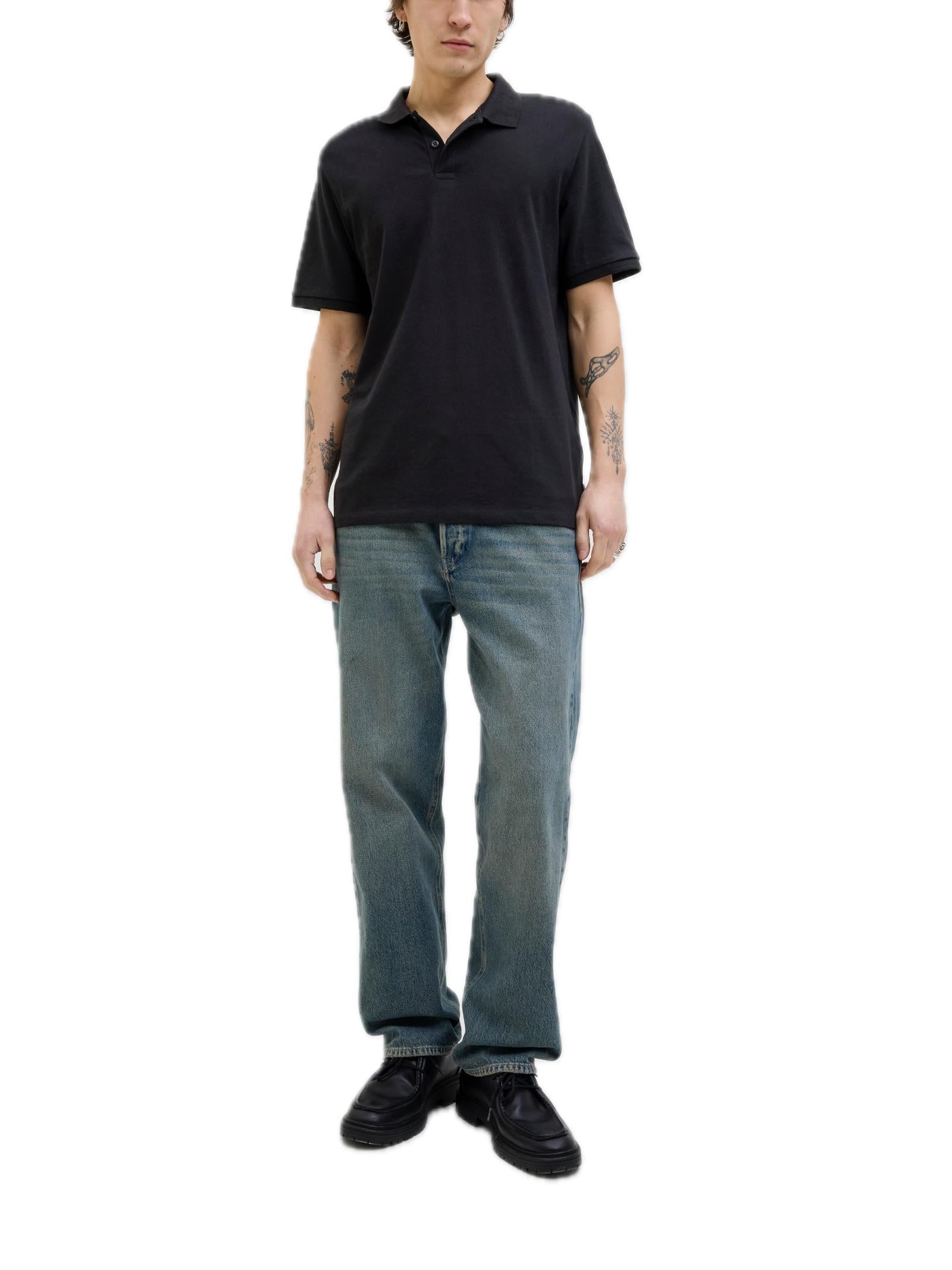 Polo Jack & Jones Nero Kane 12270150 /Black JACK & JONES 