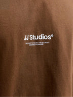 T-shirt Jack & Jones Soho Marrone con logo 12278787 /Cocoa JACK & JONES 