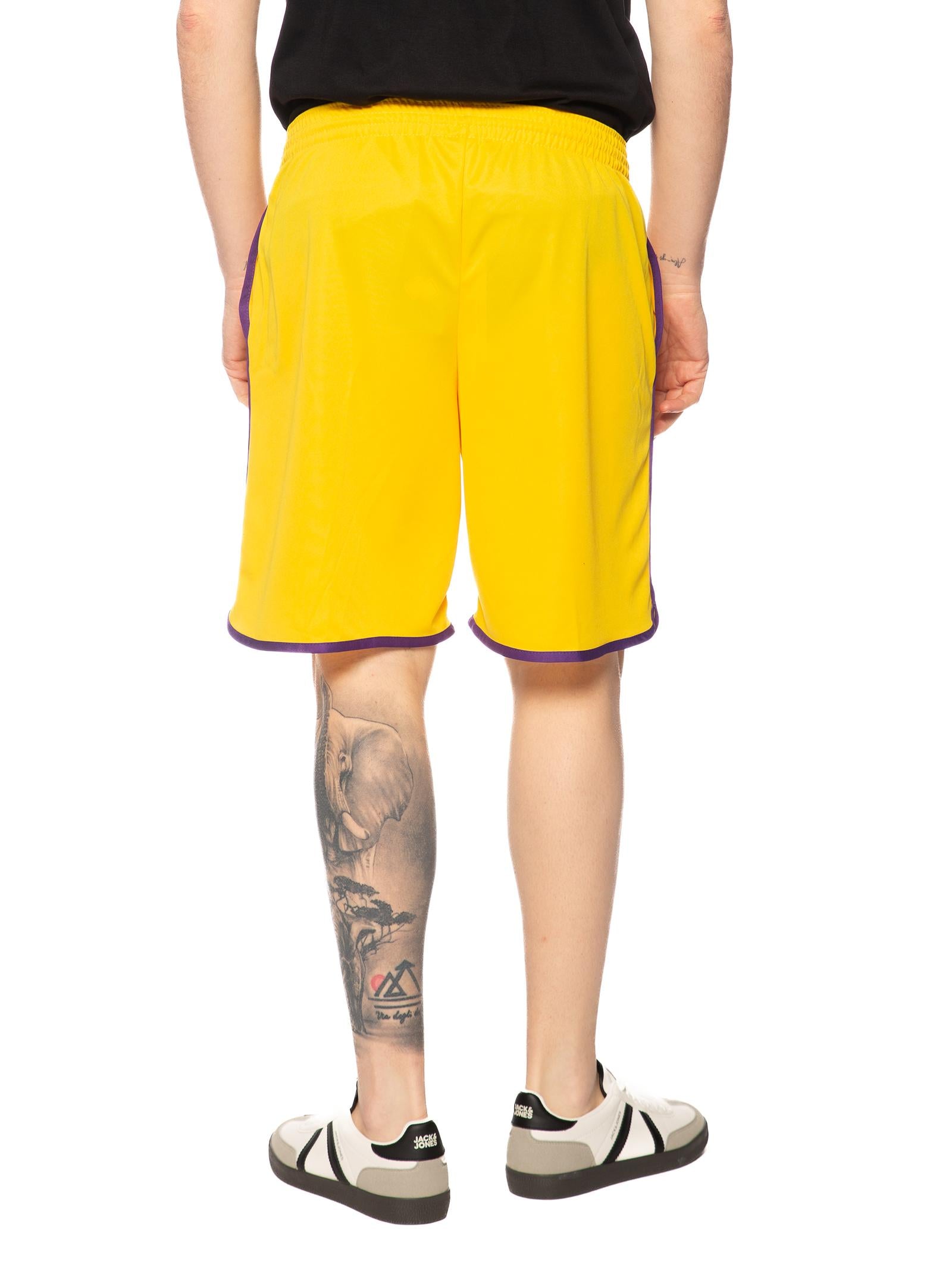 Bermuda Errea Giallo viola con logo grande R33P0U DEGRADE830 ERREA 