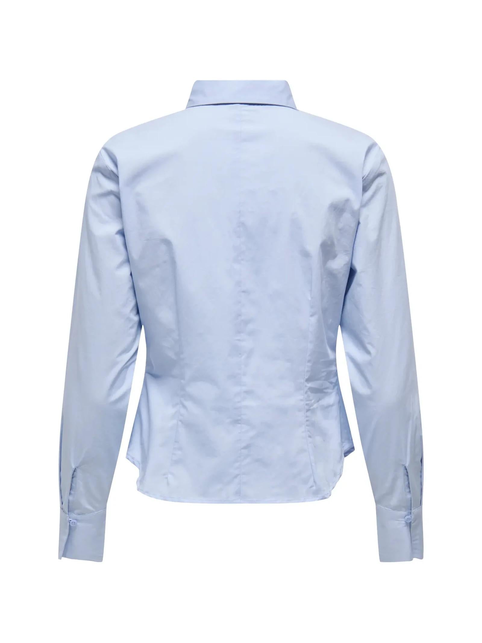 Camicia Only Aida Celeste con strass 15366704 /Brunnera Blue ONLY 