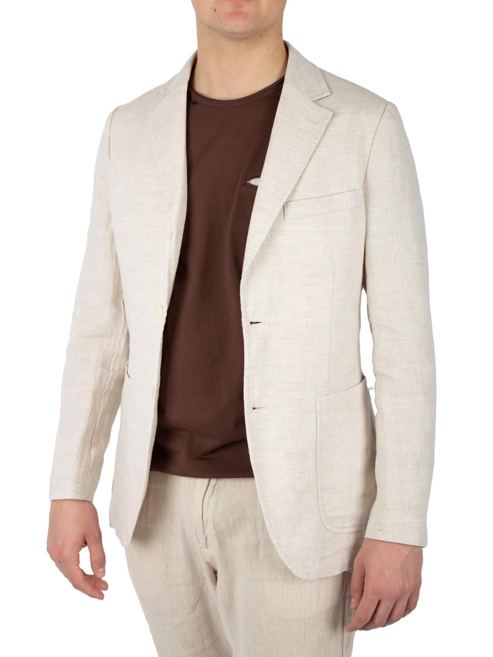 Giacca Seinse Beige in lino GAE1031 BEIGE SEINSE 