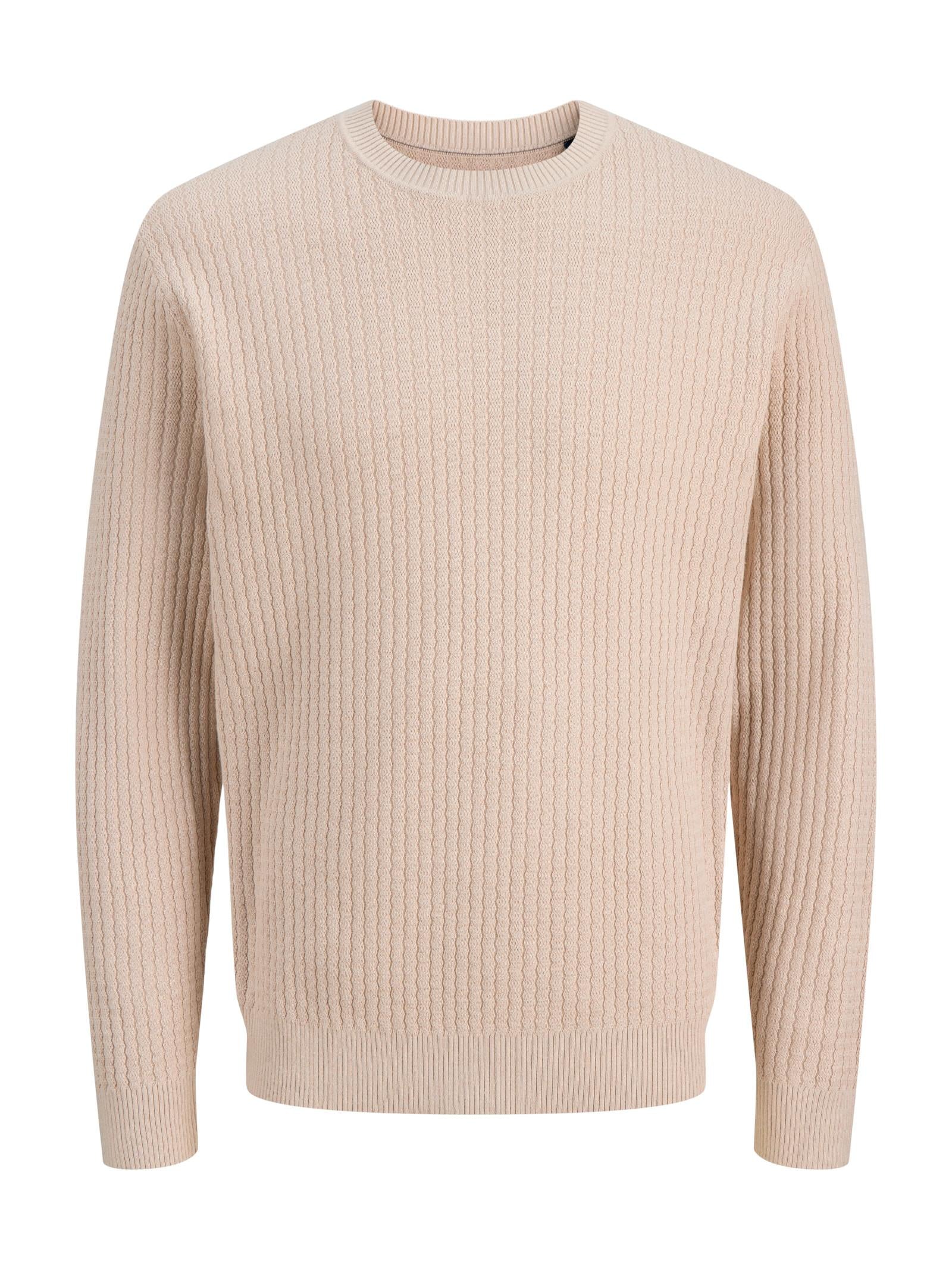 Maglia Jack & Jones Barkley Beige girocollo 12286611 /Simply Taupe JACK & JONES 