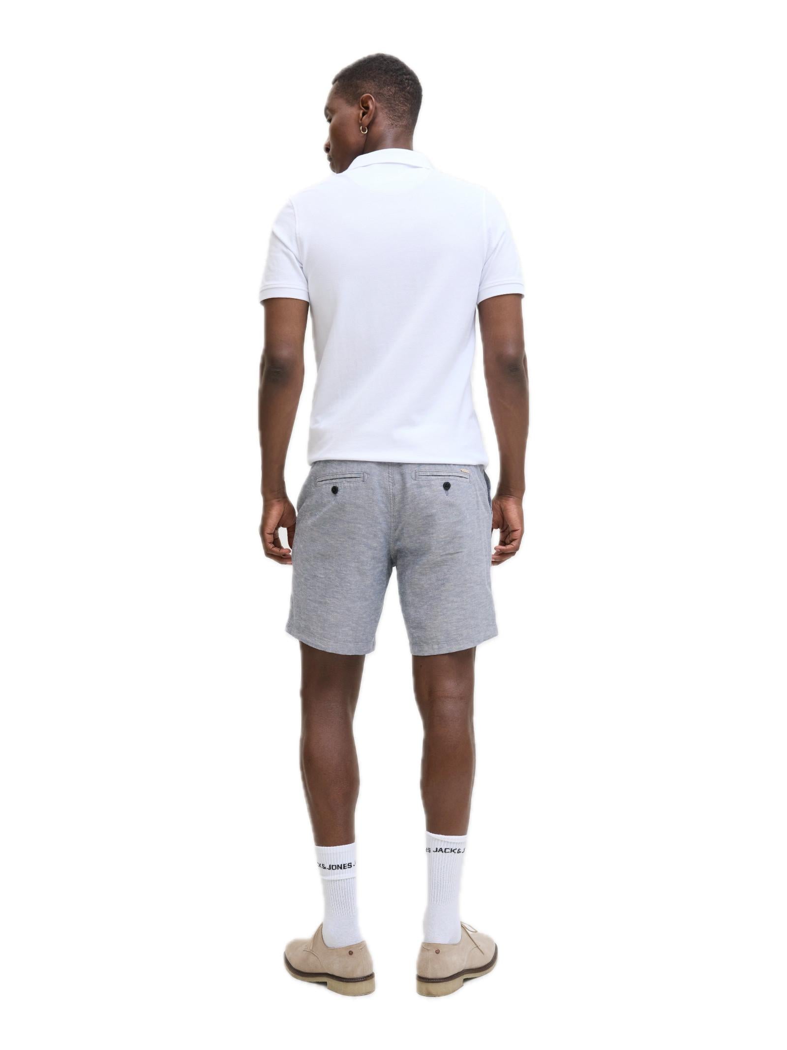 Bermuda Jack & Jones Stace Blu in lino 12248627 /Faded Denim JACK & JONES 