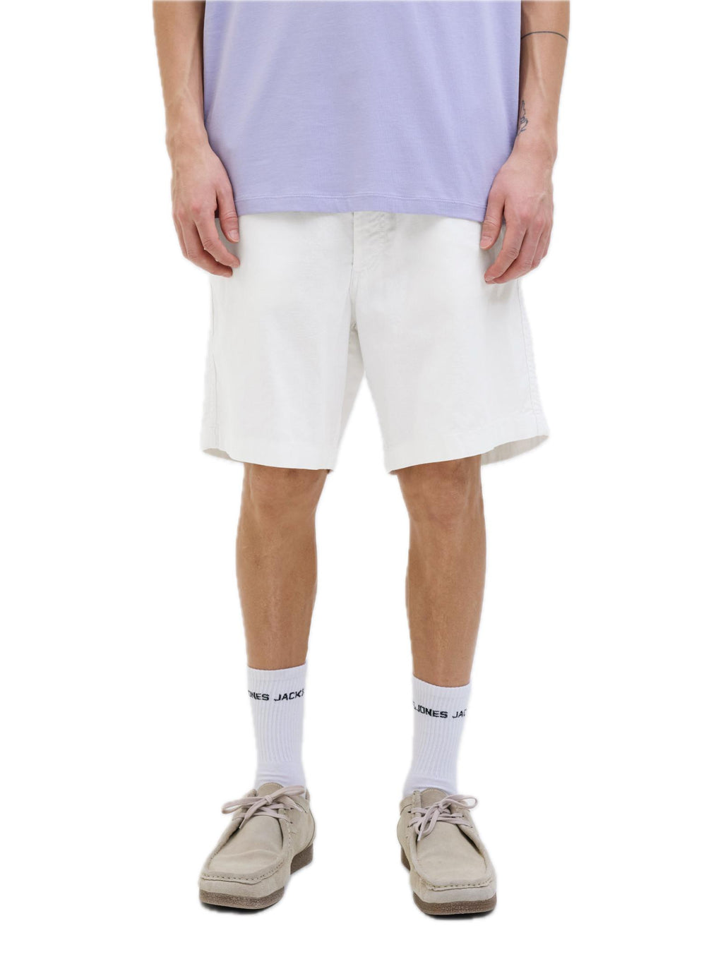 Bermuda Jack & Jones Jaden Bianco con coulisse 12274968 /White JACK & JONES 