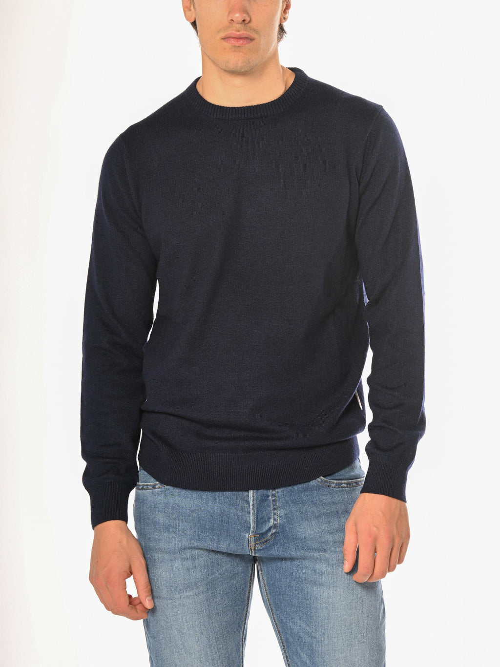 Maglia Seinse Blu misto cashmere MI3162 BLU SEINSE 