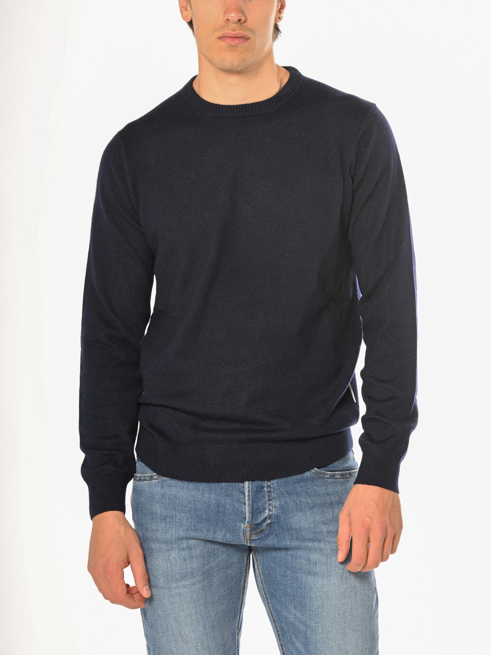 Maglia Seinse Blu misto cashmere MI3162 BLU SEINSE 