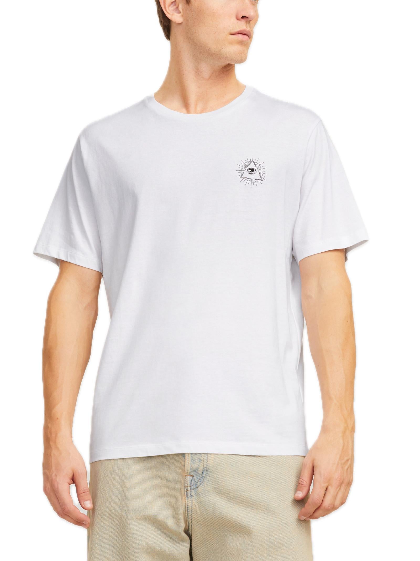 T-shirt Jack & Jones Jackie Bianco stampa 12271366 /White JACK & JONES 