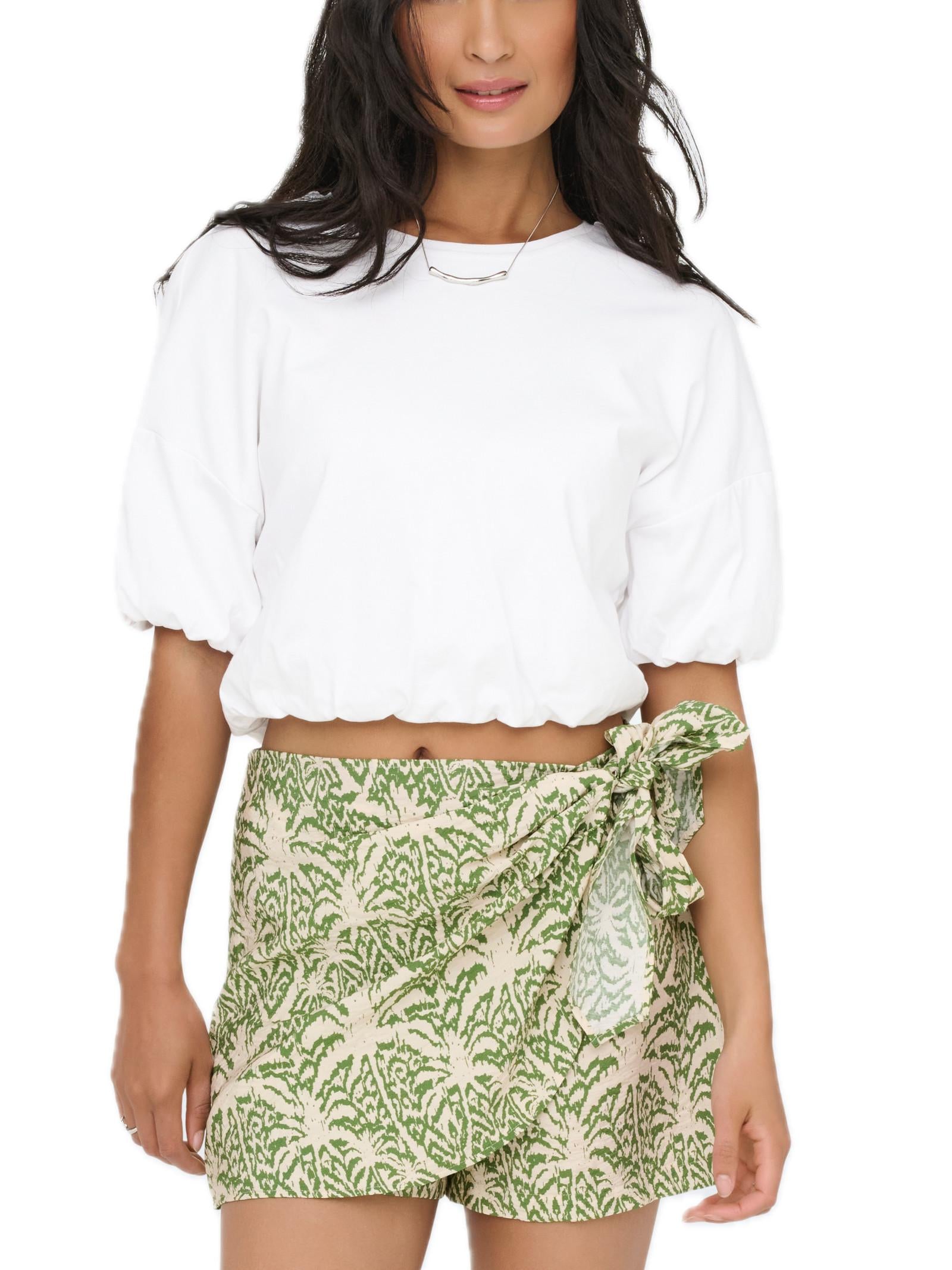 T-shirt Only Tyler Bianco cropped 15352443 /Bright White ONLY 