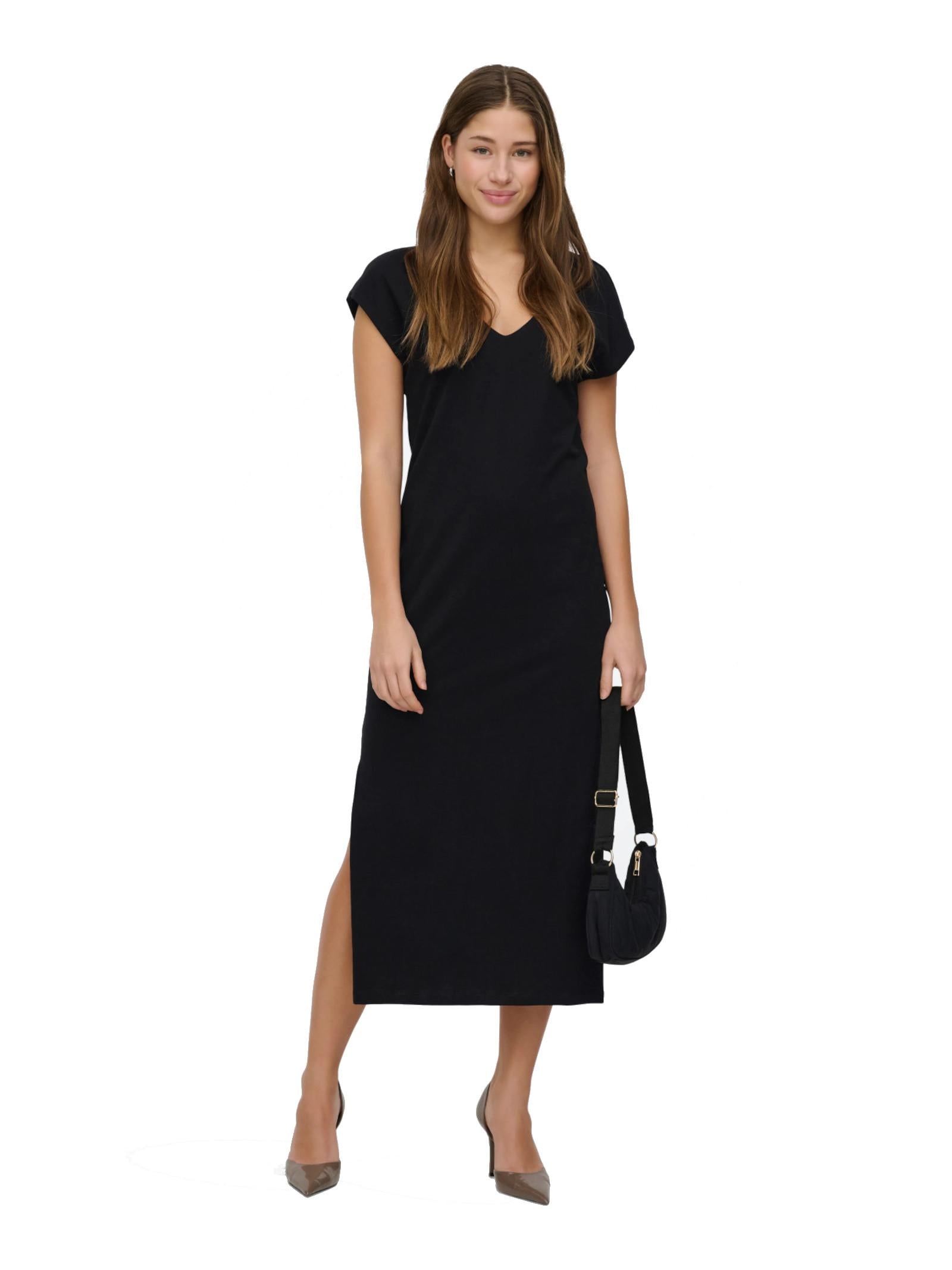 Abito Only Mara Nero scollo a V 15357675 /Black ONLY 