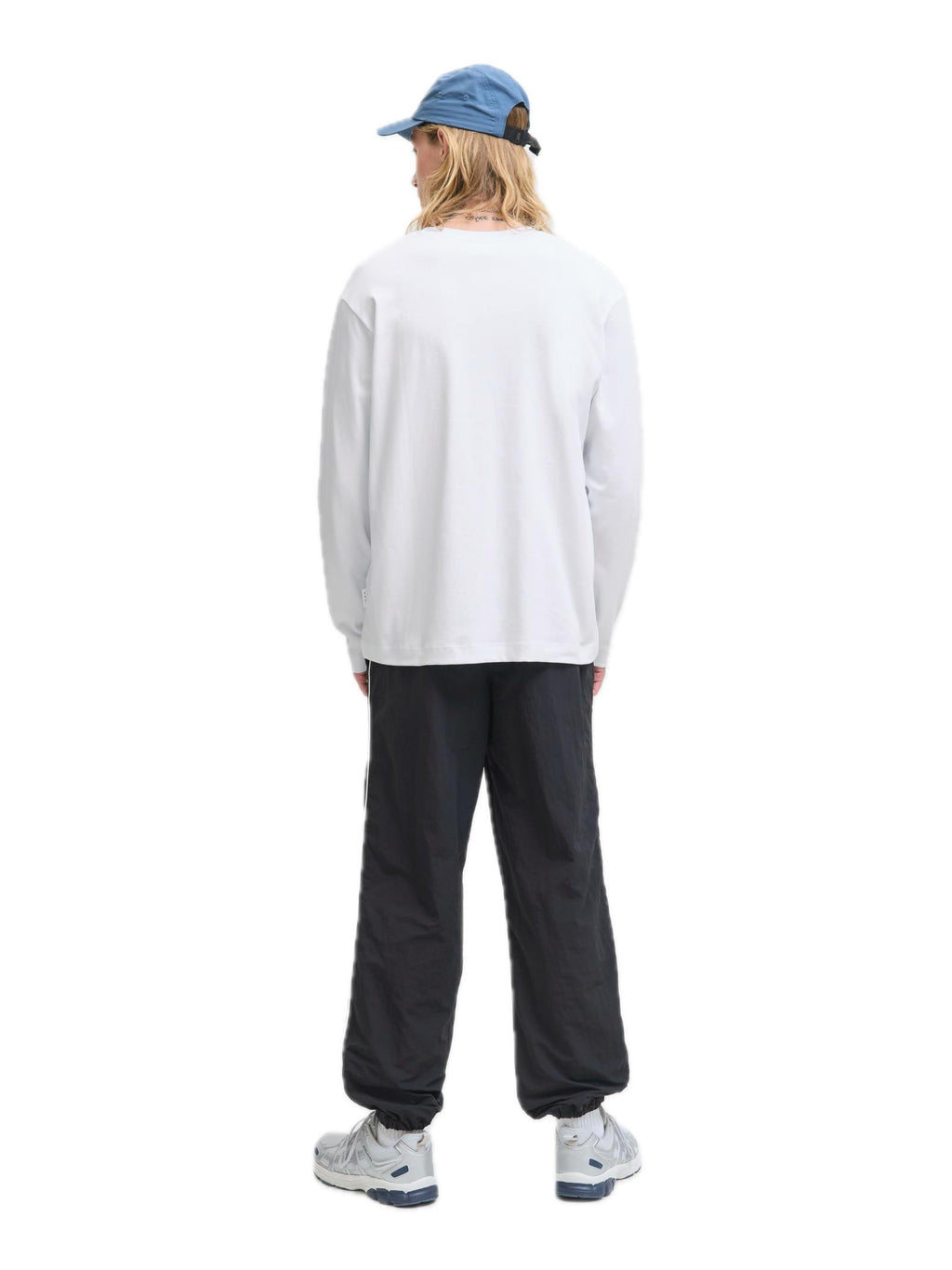 T-shirt Jack & Jones Fusion Bianco manica lunga 12282697 /Bright White JACK & JONES 