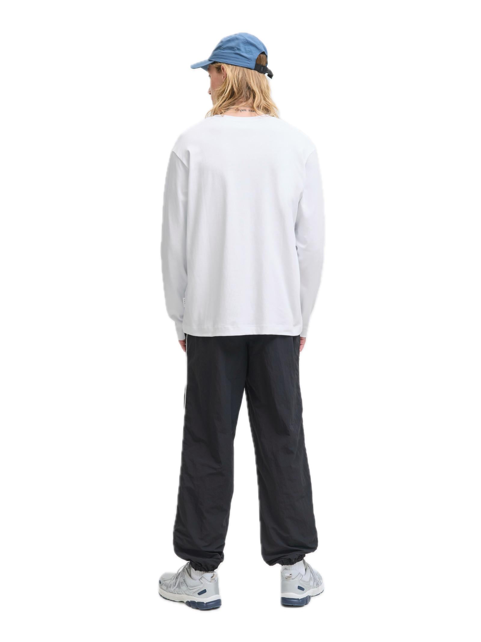 T-shirt Jack & Jones Fusion Bianco manica lunga 12282697 /Bright White JACK & JONES 