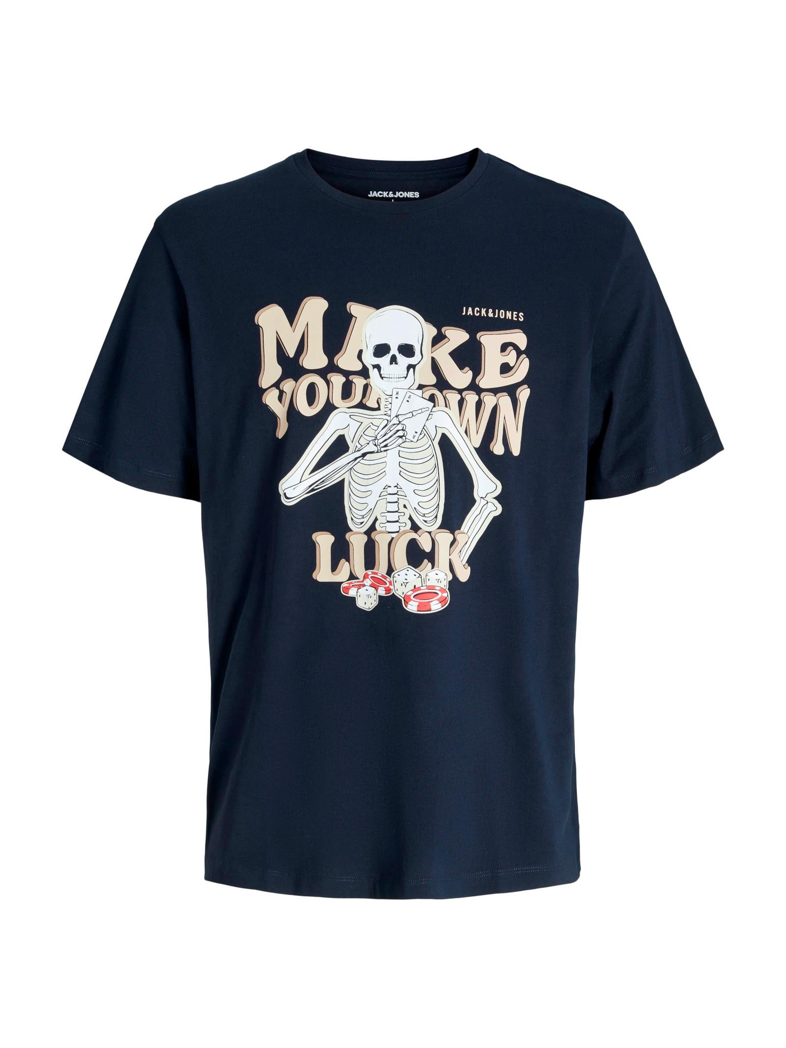 T-shirt Jack & Jones Salli Blu con stampa 12278530 /Sky Captain JACK & JONES 