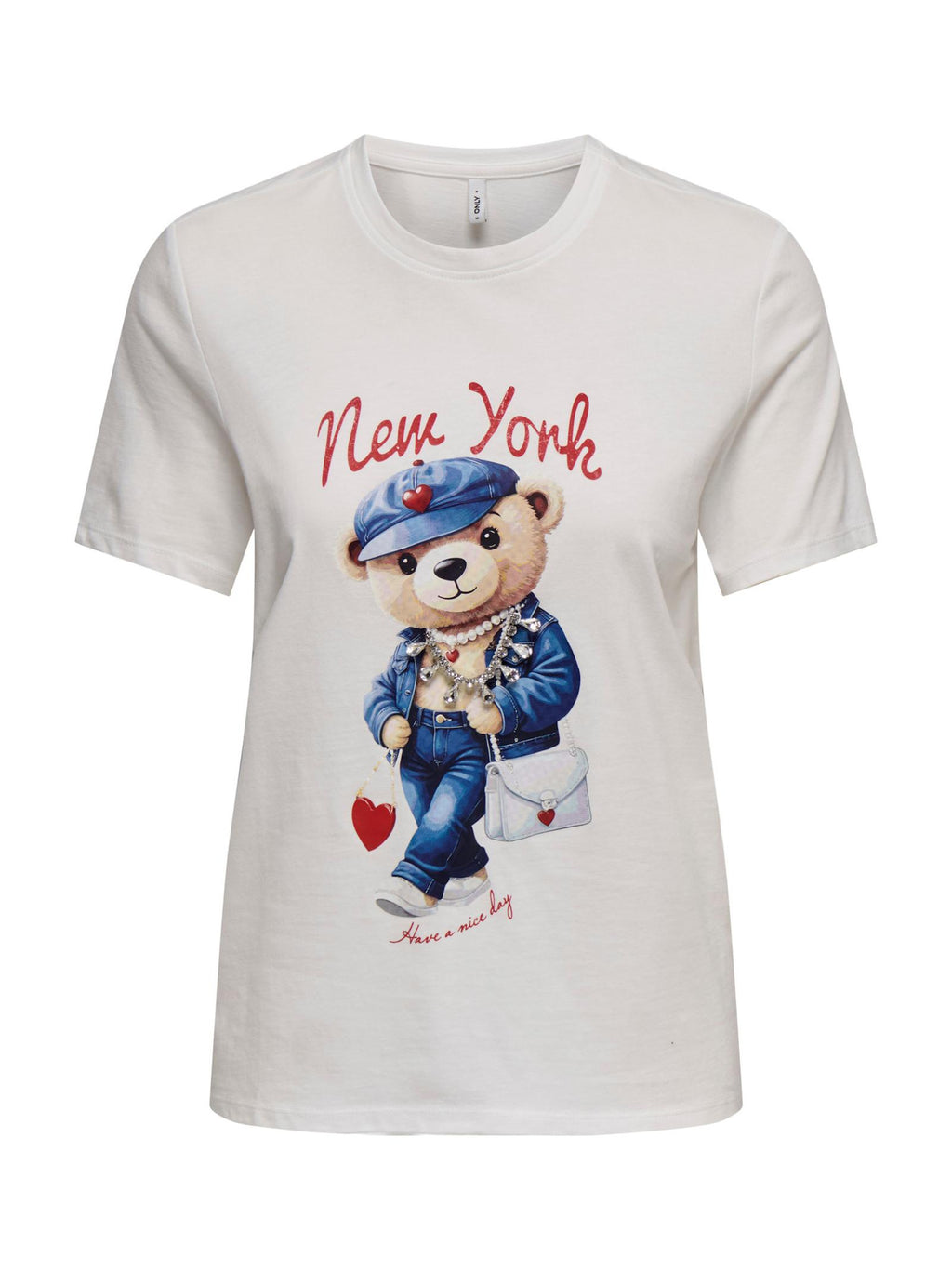 T-shirt Only Maeve Bianco ny con stampa 15369945 /NY Cloud Dancer ONLY 