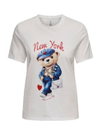 T-shirt Only Maeve Bianco ny con stampa 15369945 /NY Cloud Dancer ONLY 