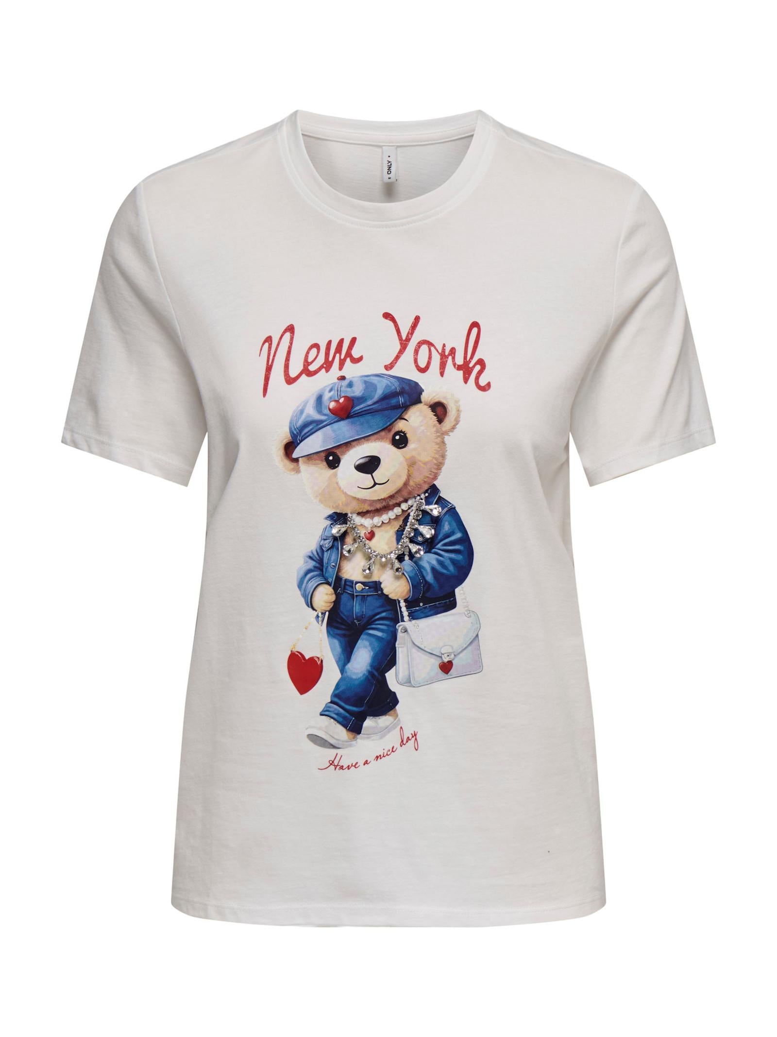 T-shirt Only Maeve Bianco ny con stampa 15369945 /NY Cloud Dancer ONLY 