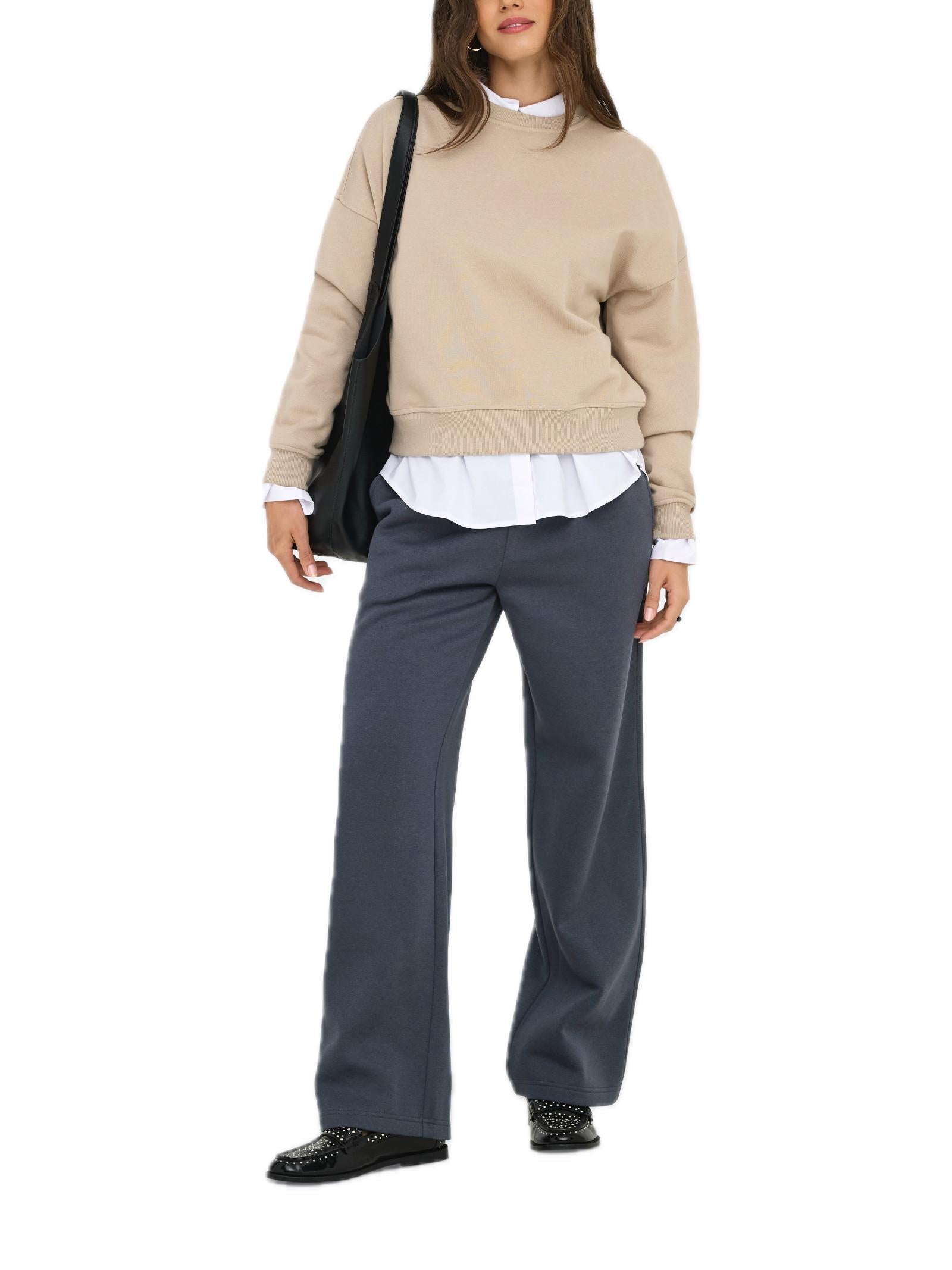 Pantalone in felpa Only Best Blu Wide fit 15338734 /Ombre Blue ONLY 