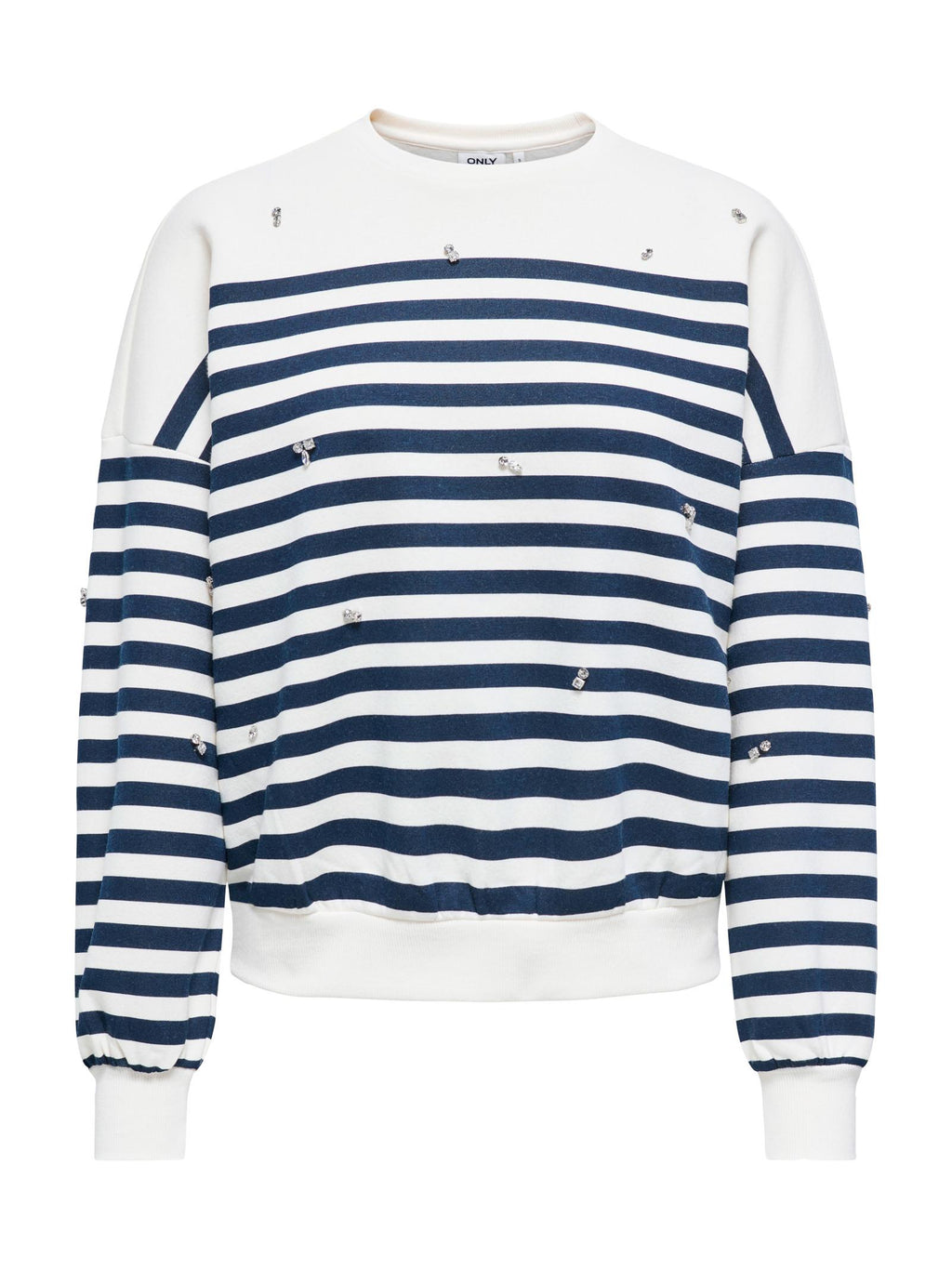 Felpa Only Adele Blu a righe 15358792 /Night sky Cloud Dancer ONLY 