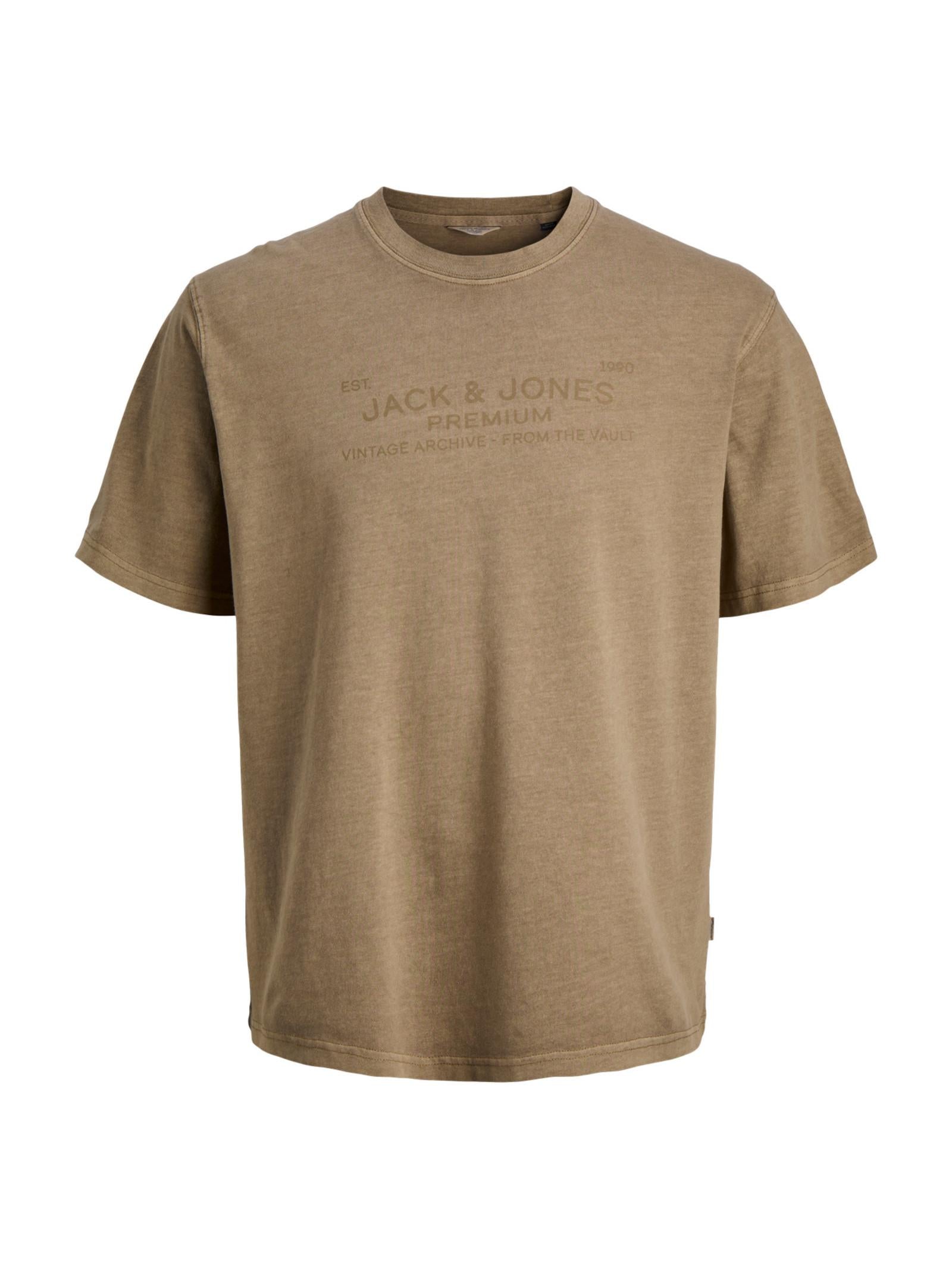 T-shirt Jack & Jones Aiden Fango con stampa 12293014 /Ermine JACK & JONES 