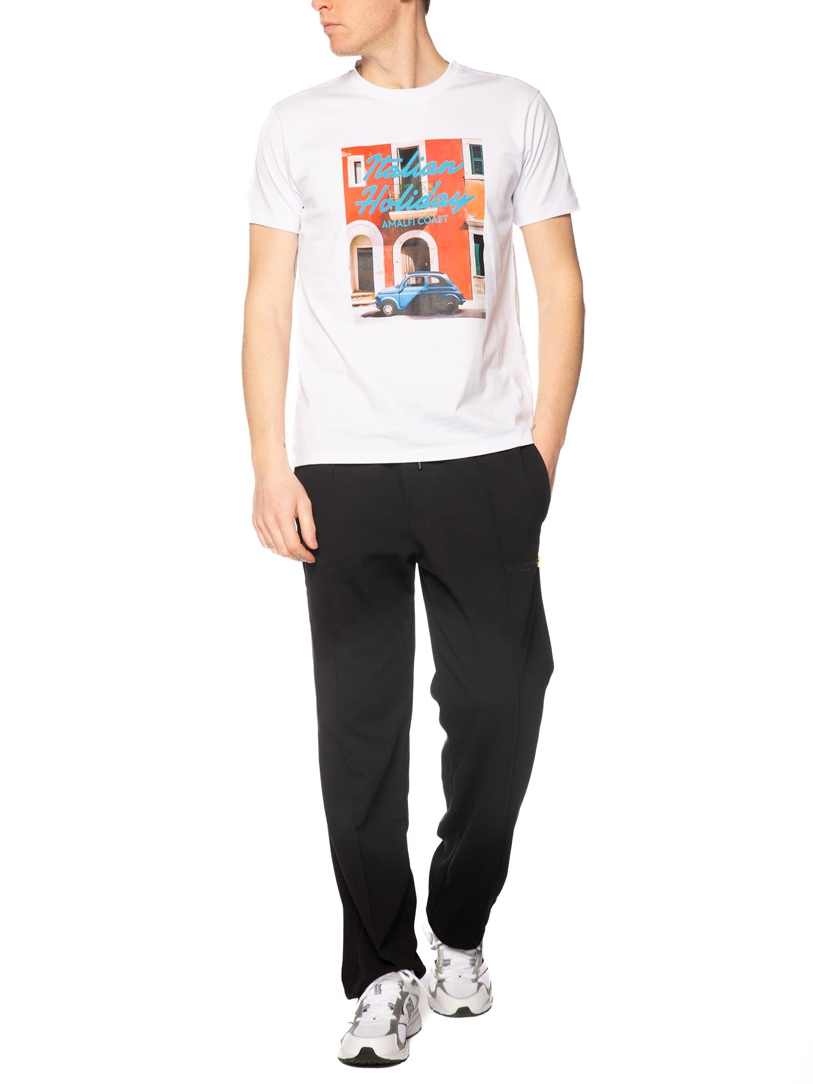 T-shirt Superculture Bianco italian holiday A1811 BIANCO SUPERCULTURE 