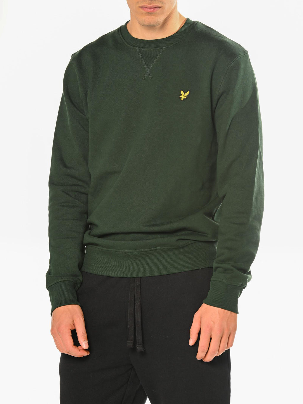 Felpa Lyle & Scott Verde girocollo ML1131 DARK GREEN LYLE & SCOTT 