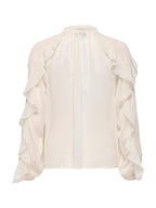 Camicia Only Taryn Bianco fiocco e volant 15360696 /Birch ONLY 