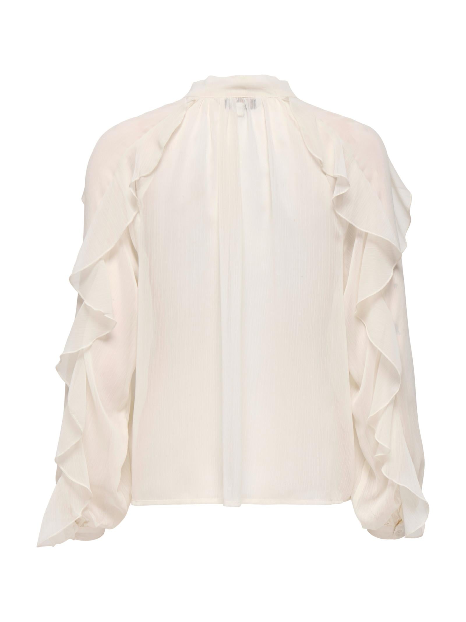 Camicia Only Taryn Bianco fiocco e volant 15360696 /Birch ONLY 