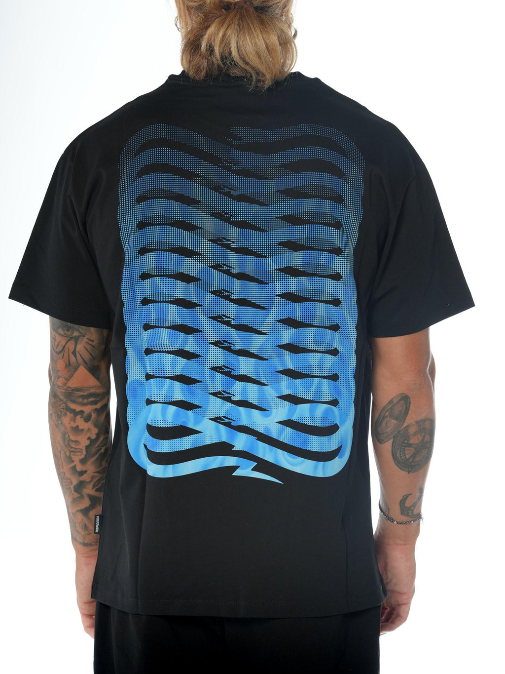 T-shirt Propaganda Nero Ribs Flame TS562 NERO PROPAGANDA 