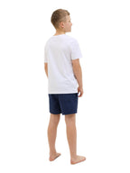 Costume Jack & Jones Maui Arancio da bambino con fascia elasticizzata 12273848 /Navy Blazer JACK & JONES JUNIOR 