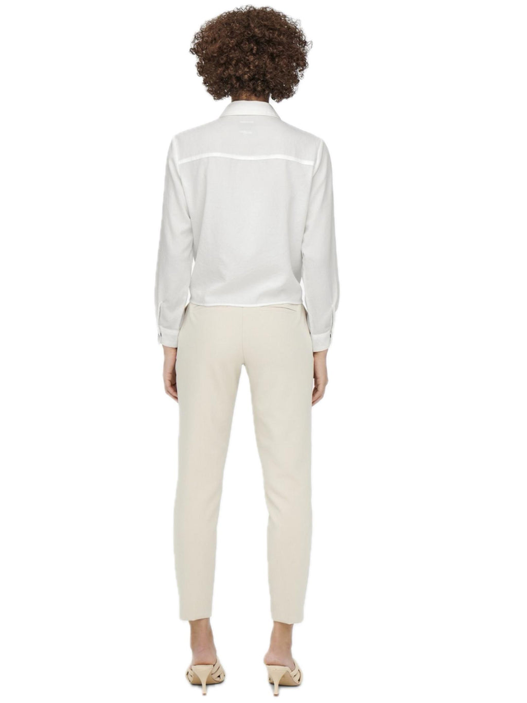 Camicia Only Bianco Lece annodata 15195910 /Cloud Dancer ONLY 