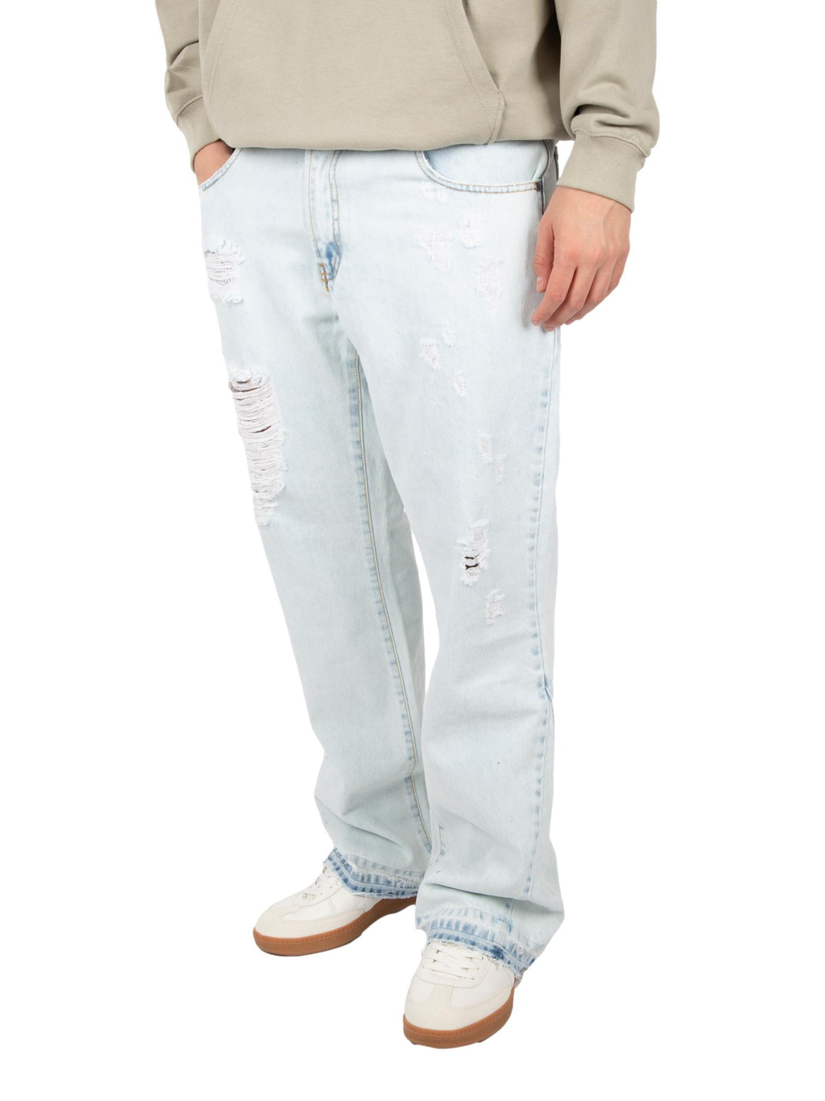Jeans Klixs Light Blue Denim Flared 1172A LIGHT BLUE DENIM KLIXS 