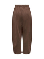 Pantalone Only Ofelia Marrone in tessuto felpato. 15377590 /Bracken ONLY 