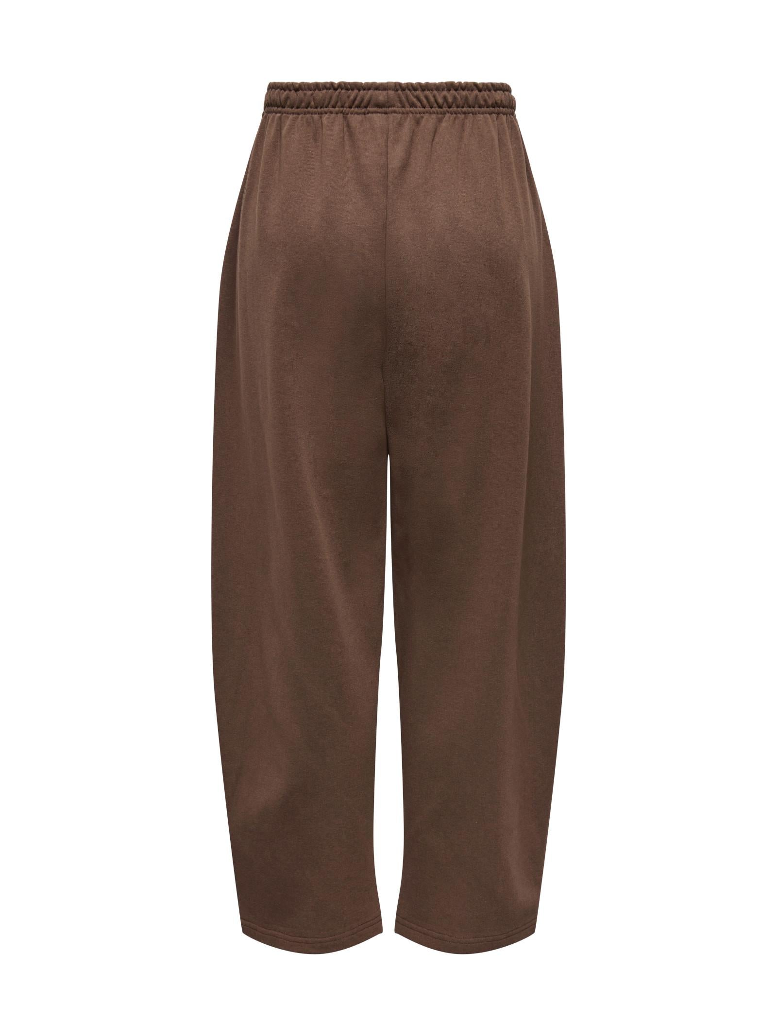 Pantalone Only Ofelia Marrone in tessuto felpato. 15377590 /Bracken ONLY 
