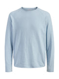 Maglia Jack & Jones Breeze Celeste taglio vivo 12294189 /Celestial Blue JACK & JONES 