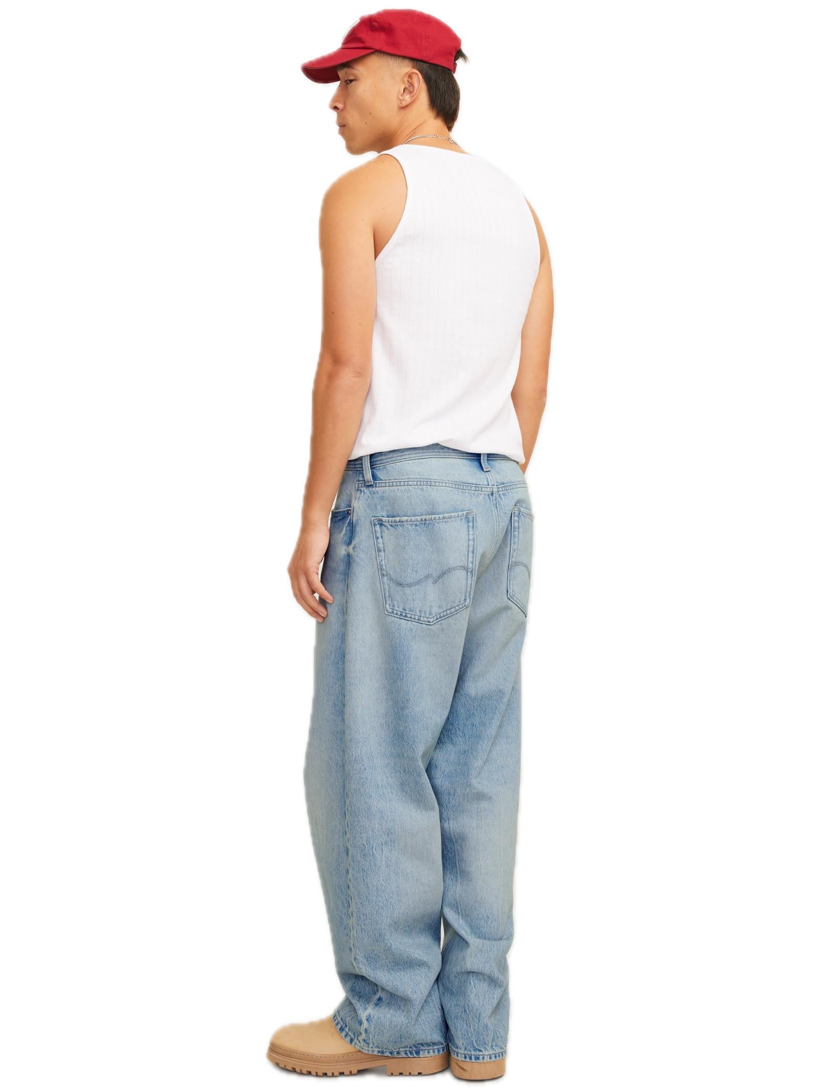 Jeans Uomo Jack & Jones Blue Denim Alex Baggy 12272228 /Blue Denim JACK & JONES 