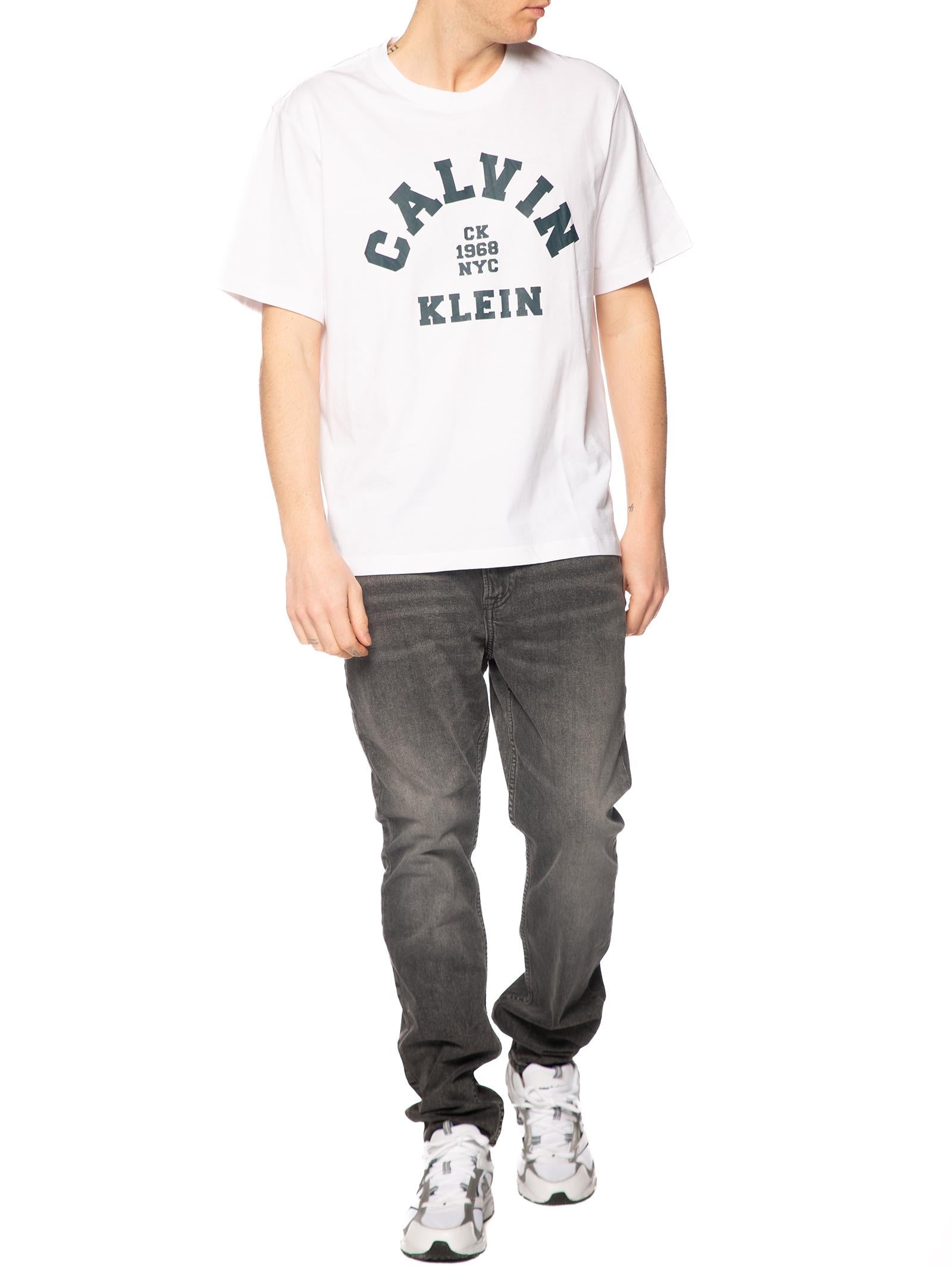 T-shirt Calvin Klein Jeans Bianco Graphic LV04RE810G YAA CALVIN KLEIN 