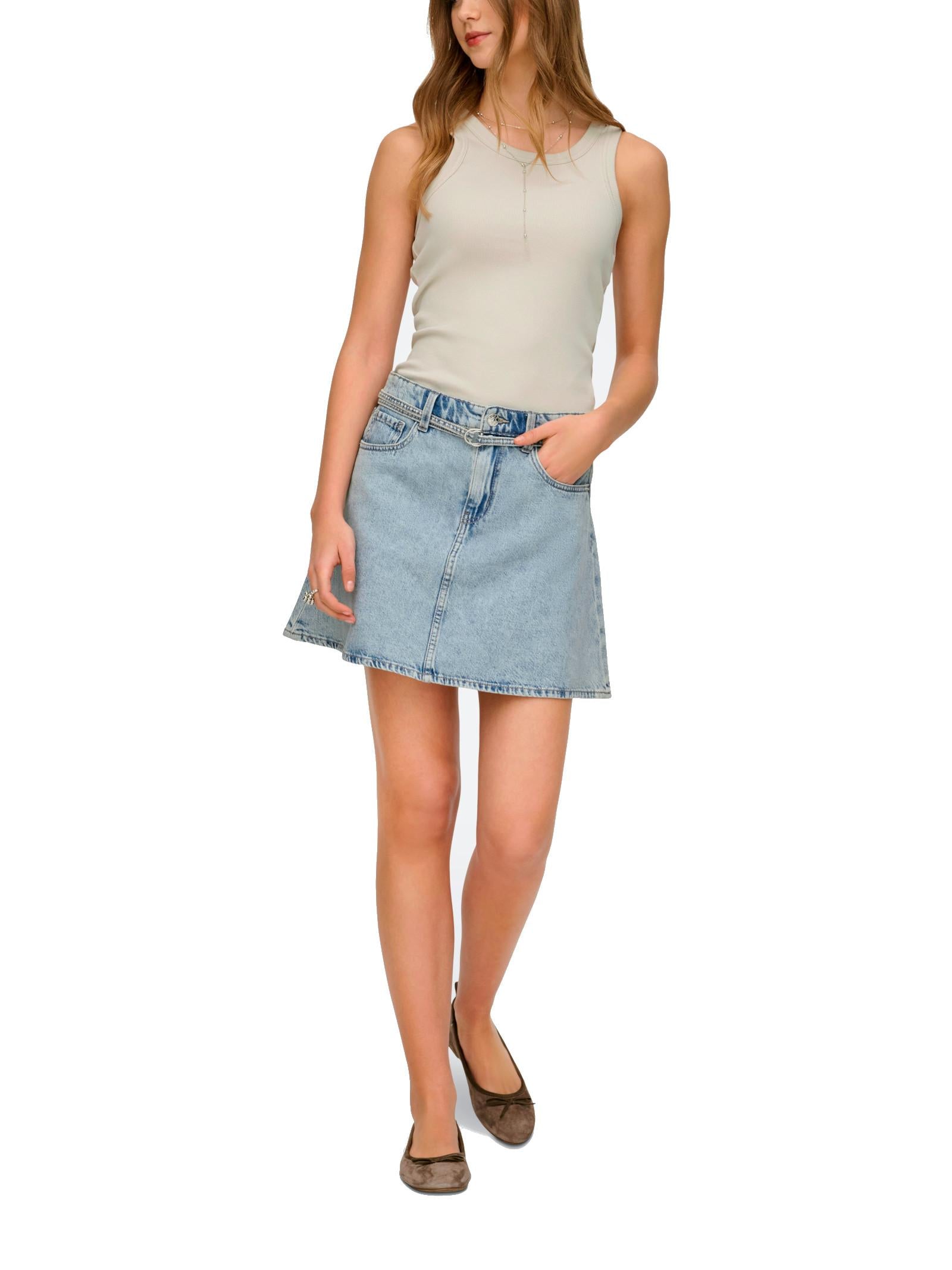 Top Only Val Beige smanicato 15371705 /Pumice Stone ONLY 